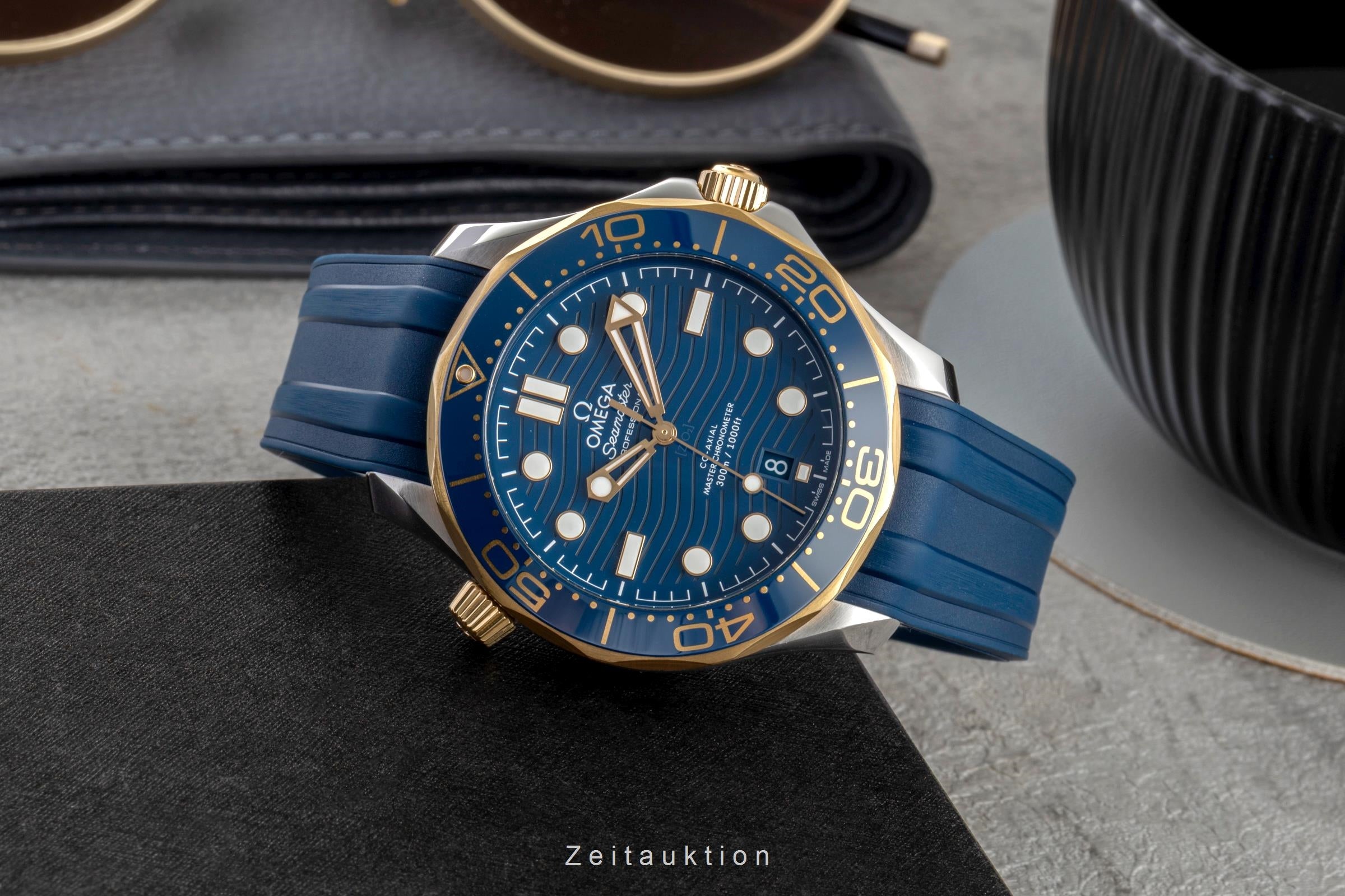 Omega Seamaster steel / gold automatic men's watch 210.22.42.20.03.001 LP: 9300EUR  [2603978]