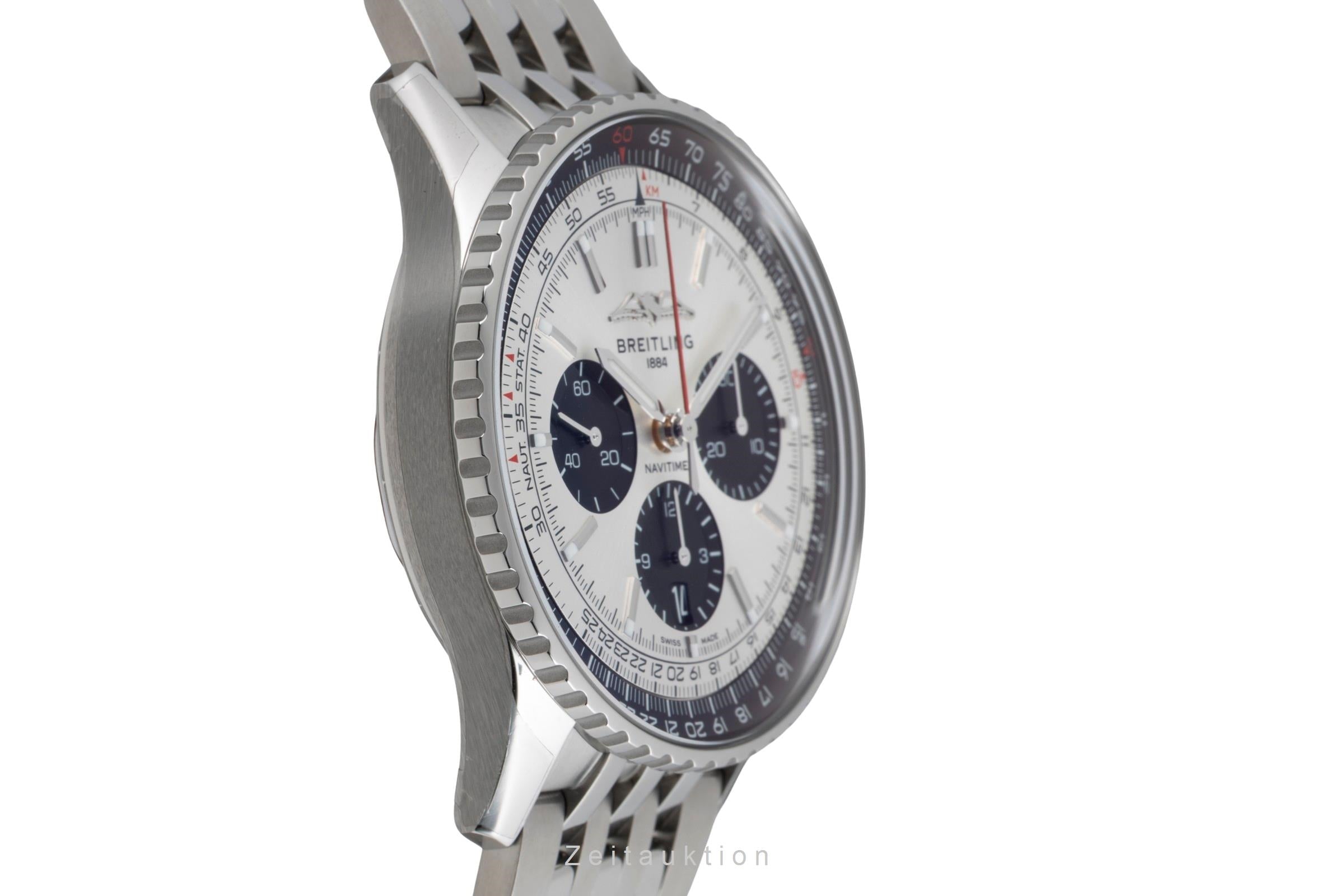 Breitling Navitimer chronograph steel automatic men's watch AB0138241G1A1 LP: 9850EUR  [2603981]
