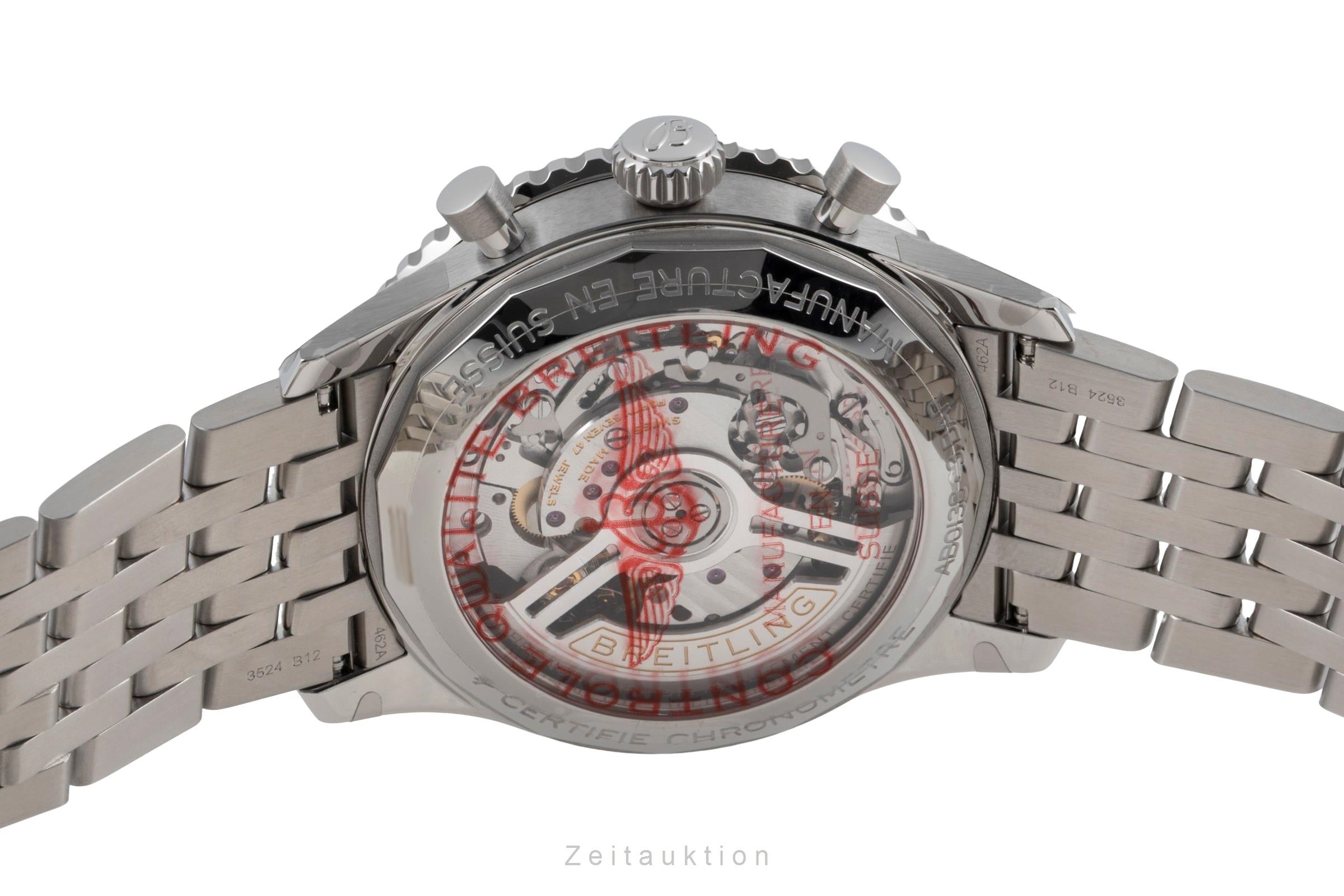 Breitling Navitimer chronograph steel automatic men's watch AB0138241G1A1 LP: 9850EUR  [2603981]