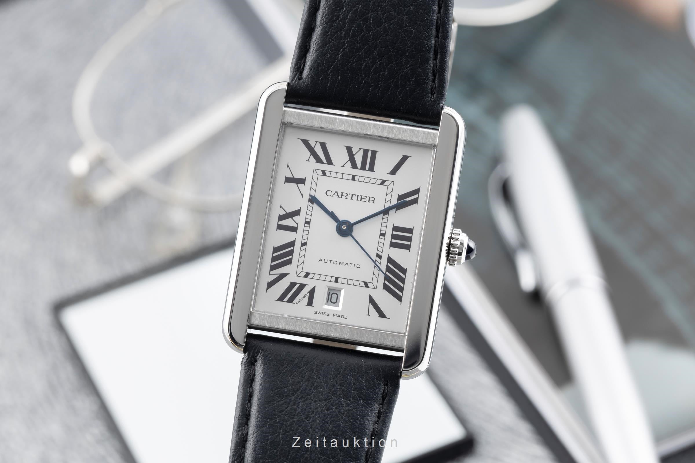 Cartier Tank steel automatic Kal. 049 Ref. W5200027 | 2603983