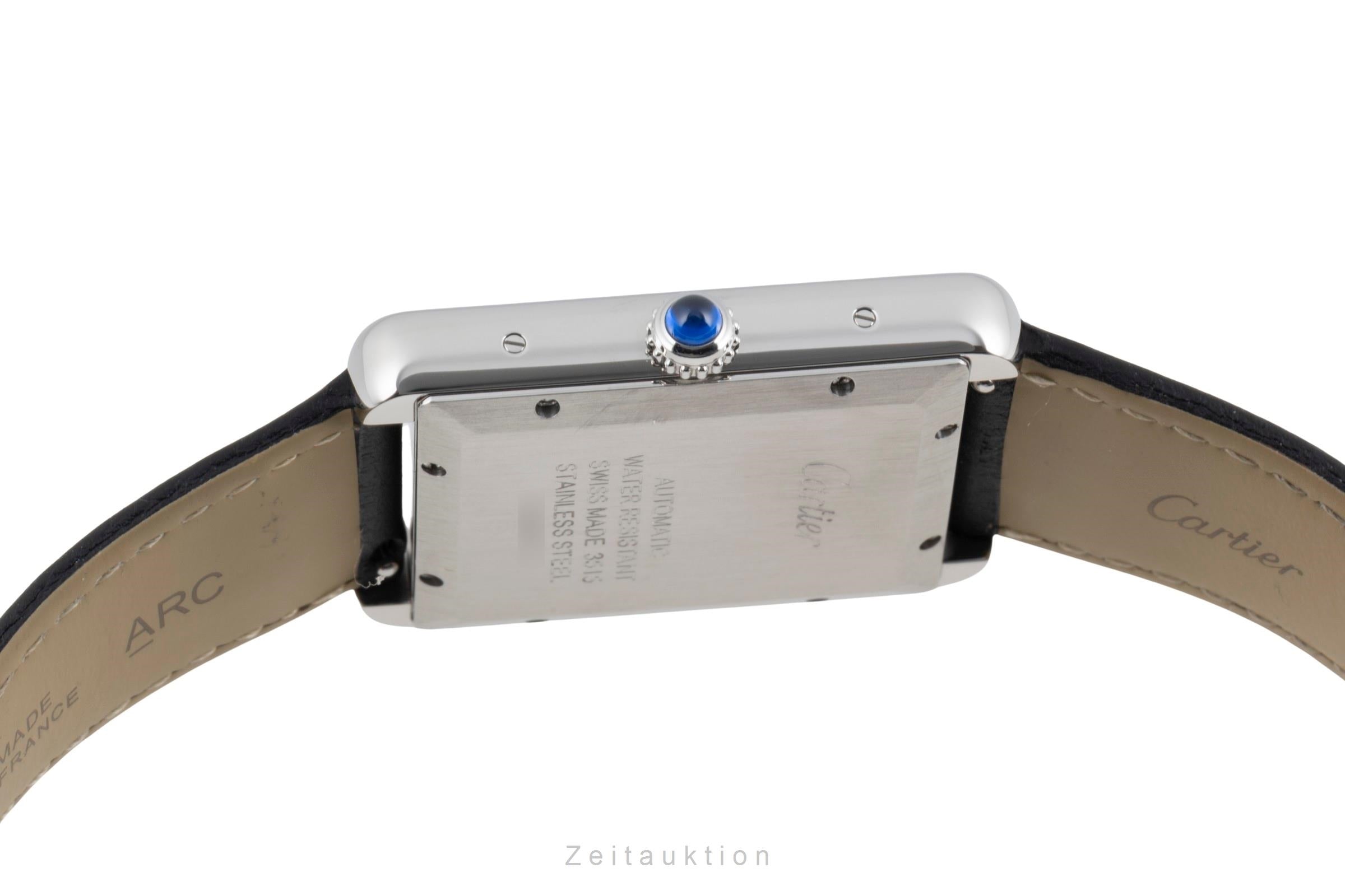 Cartier Tank acero automático reloj para caballeros W5200027  [2603983]