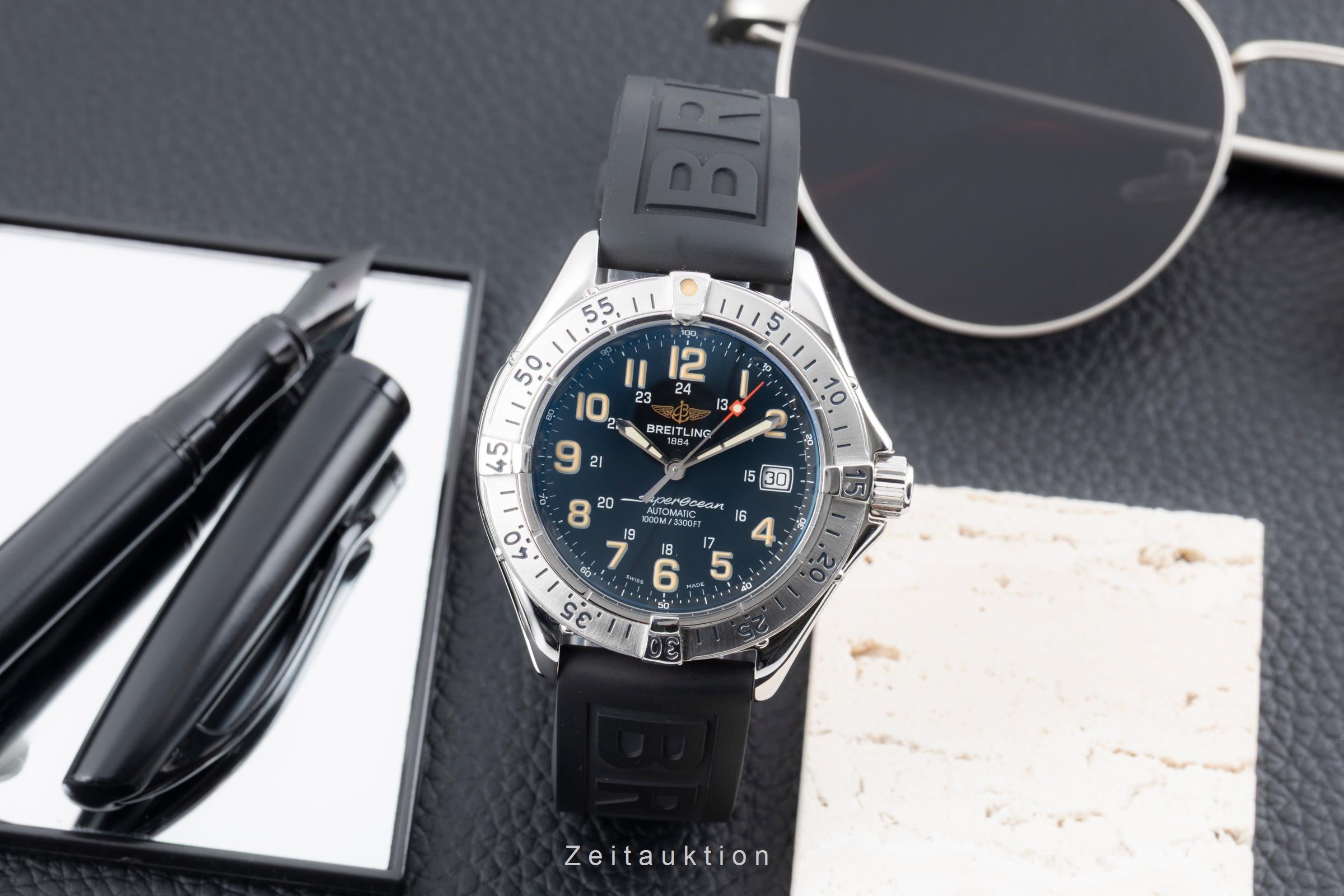 Breitling Superocean acero automático reloj para caballeros A17040  [2603984]