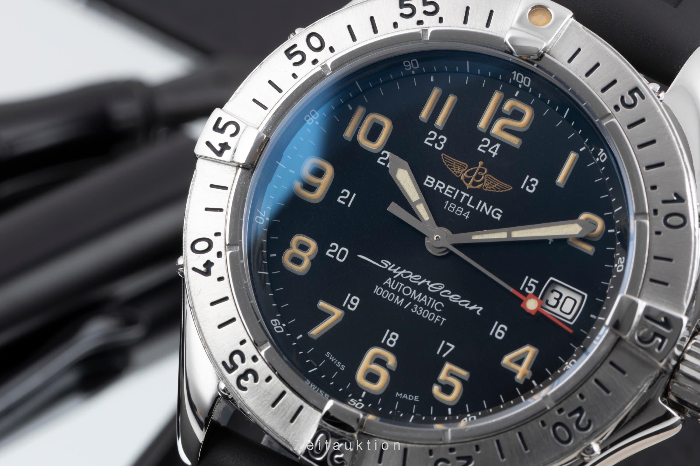 Breitling Superocean acero automático reloj para caballeros A17040  [2603984]