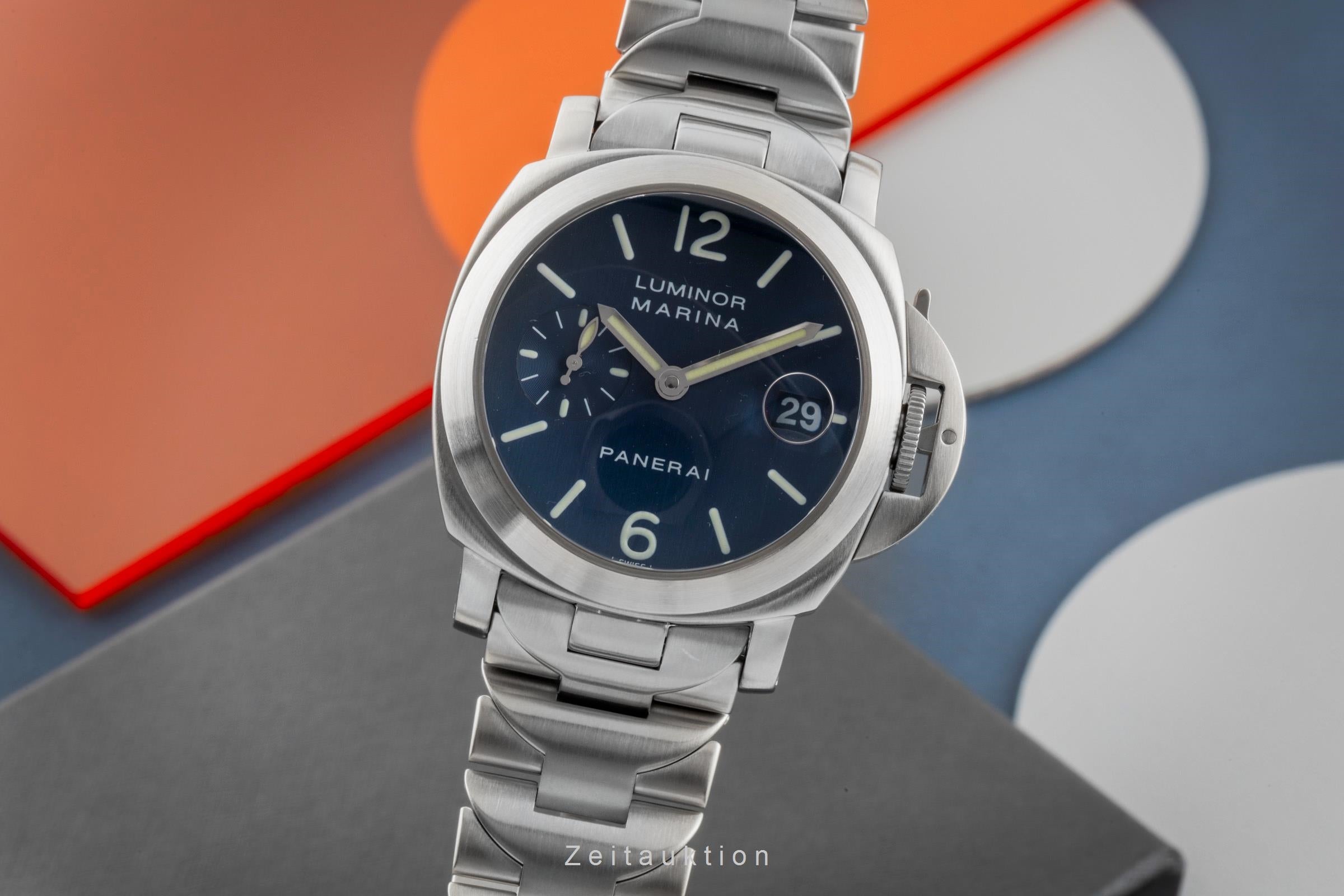 Panerai Luminor Marina acciaio automatismo orologio da uomo PAM00069  [2603991]