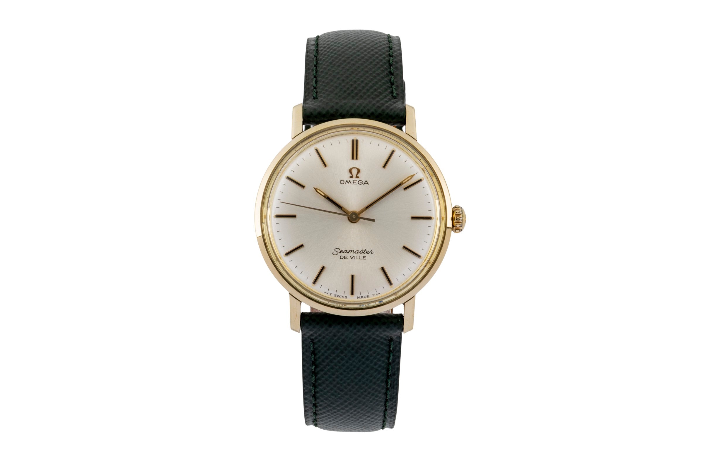 Omega Seamaster acciaio / oro carica manuale orologio da uomo 135.020 Vintage  [2603999]
