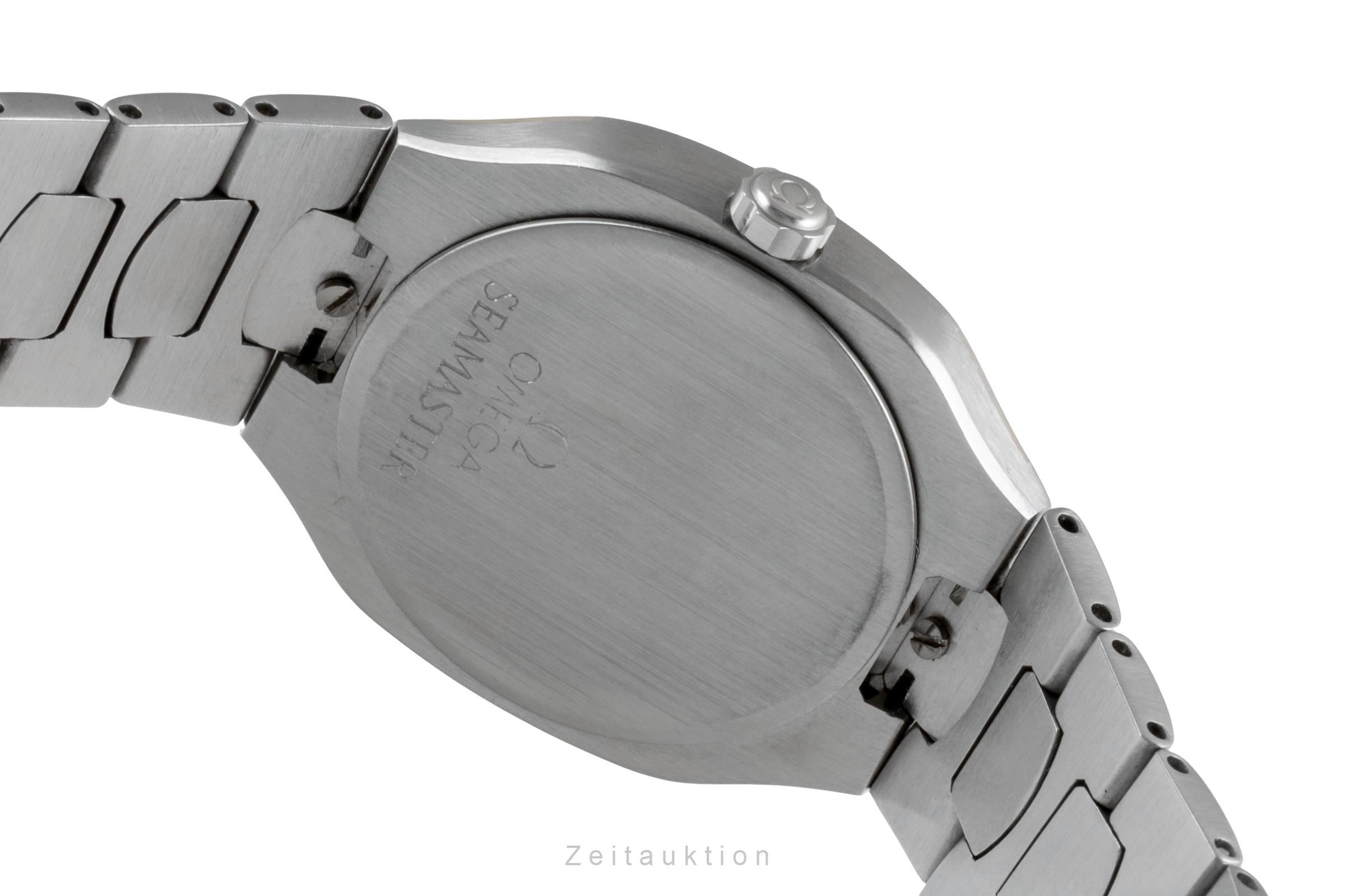 Omega Seamaster acier / or  quartz montre pour hommes 396.1022 Vintage  [2604001]