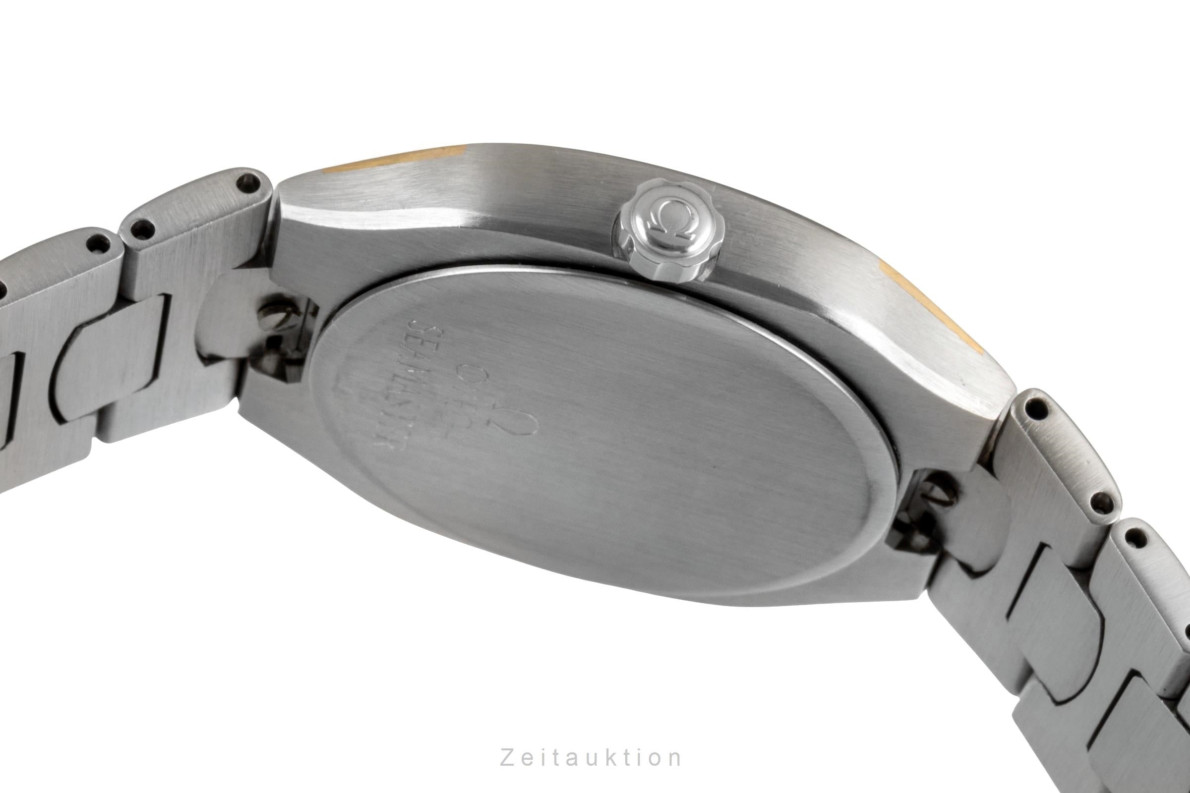 Omega Seamaster acier / or  quartz montre pour hommes 396.1022 Vintage  [2604001]