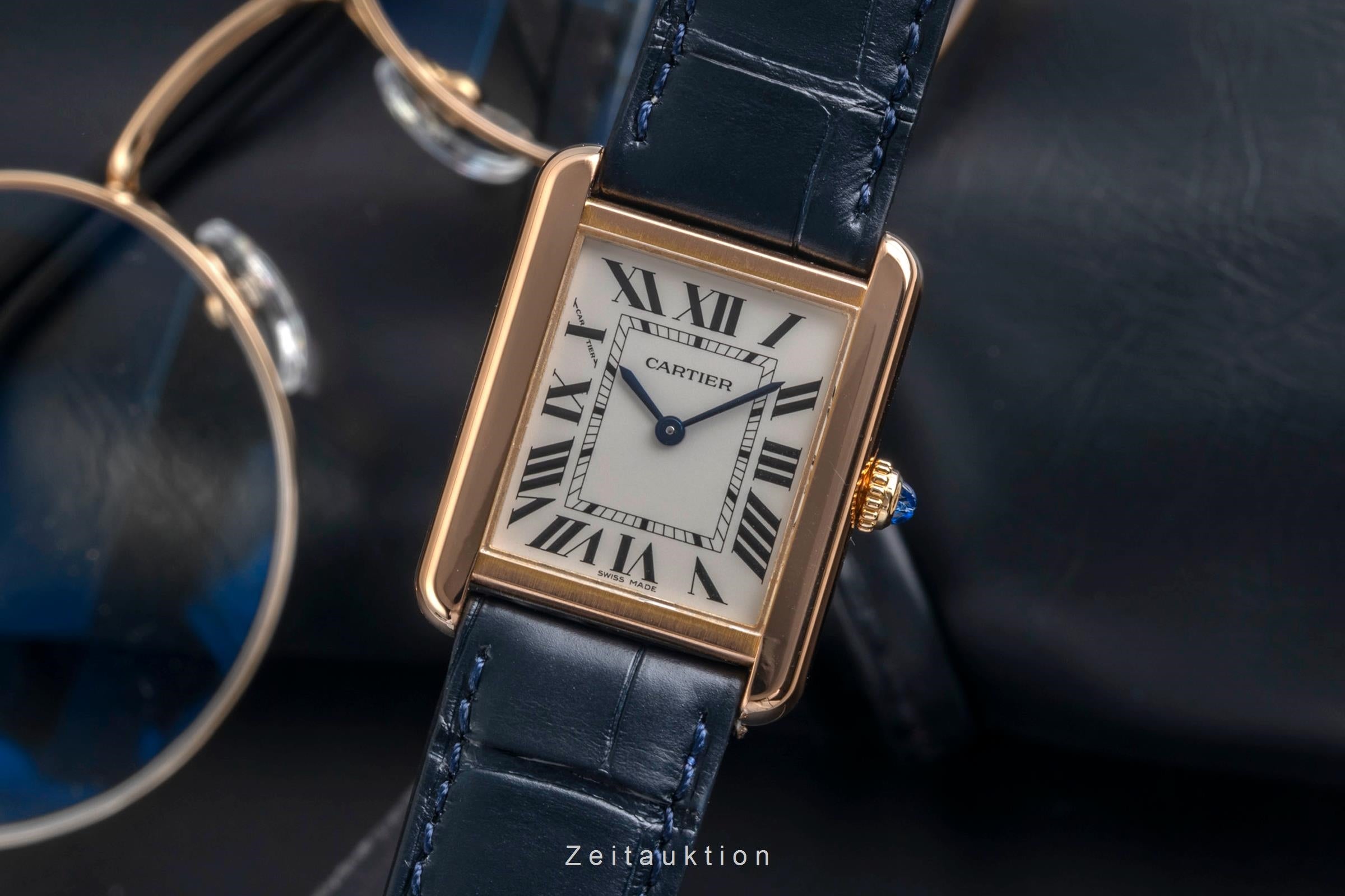 Cartier Tank acero / oro cuarzo reloj para damas  W5200024  [2604003]