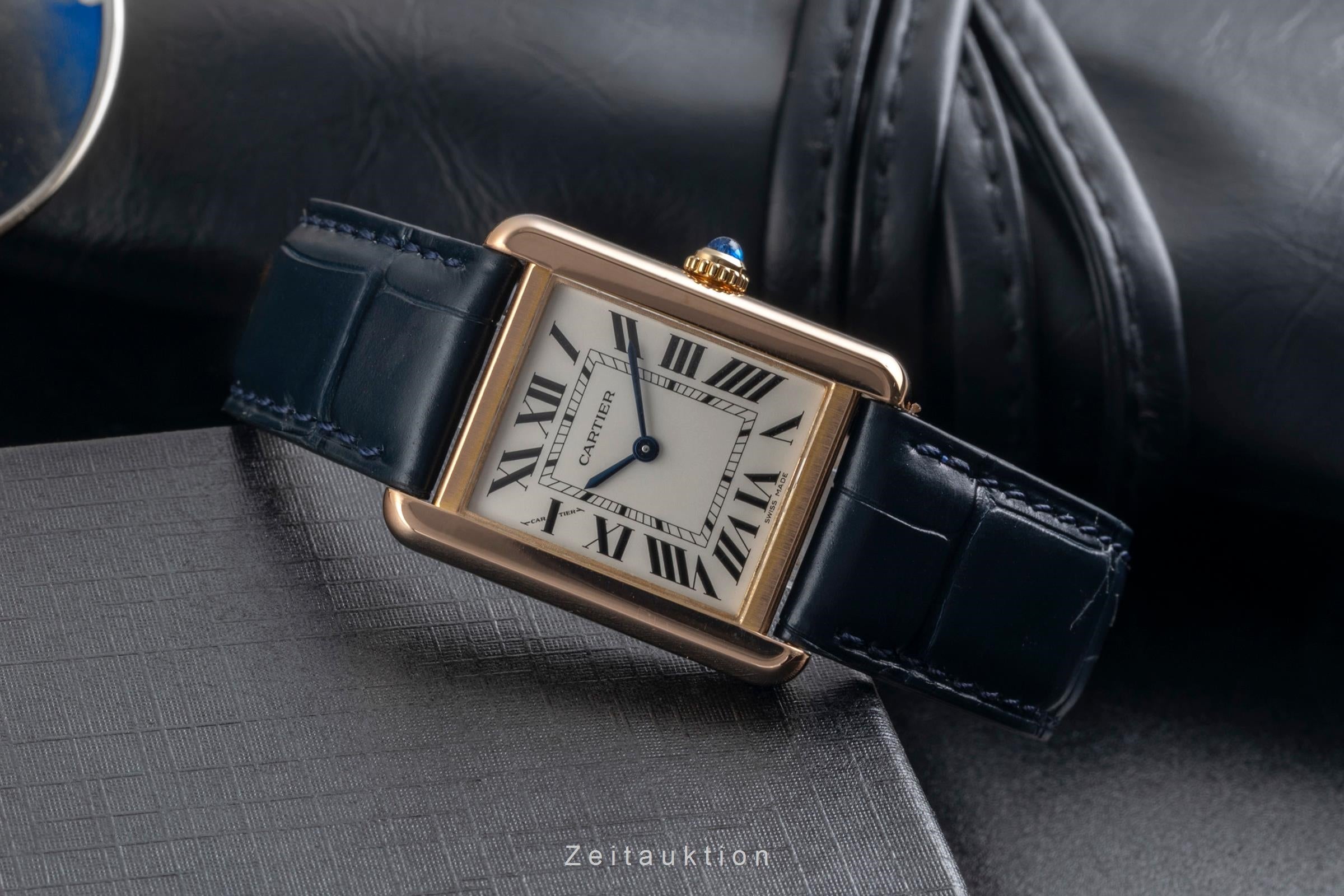Cartier Tank acero / oro cuarzo reloj para damas  W5200024  [2604003]