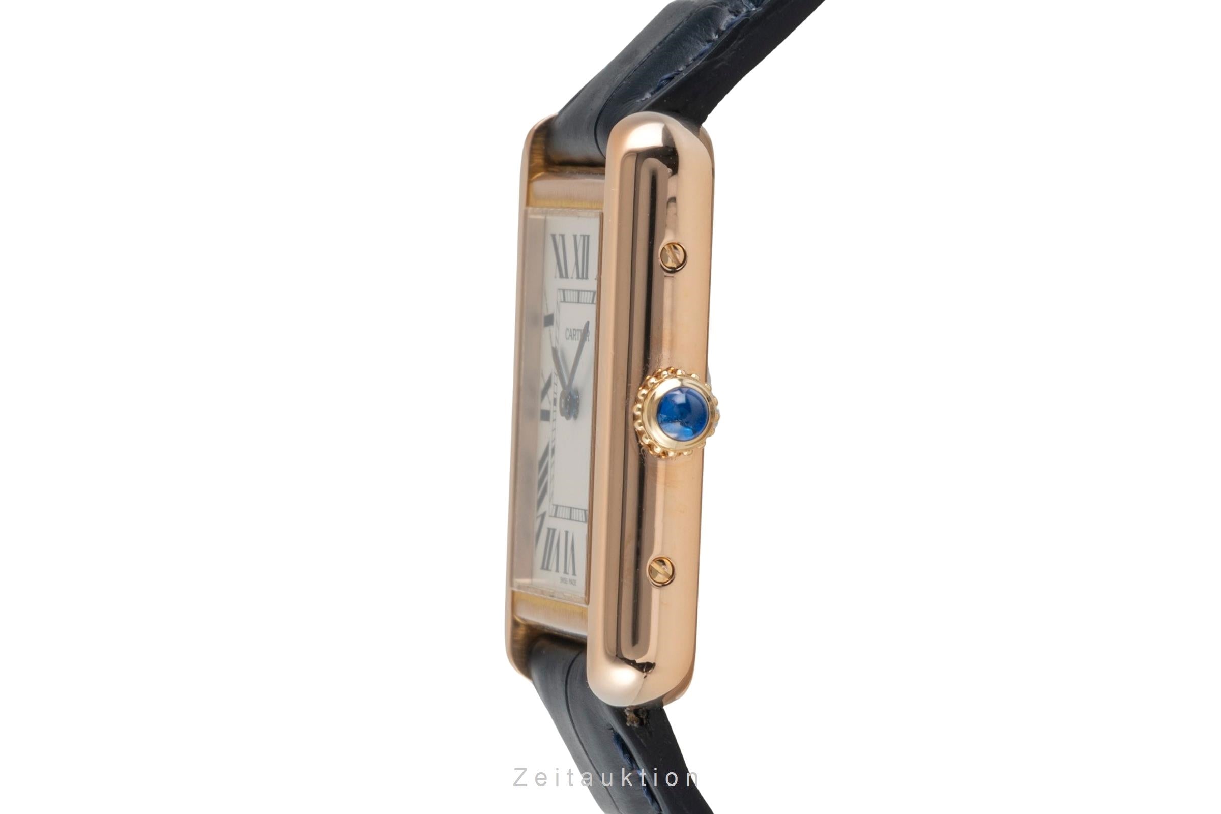 Cartier Tank acero / oro cuarzo reloj para damas  W5200024  [2604003]