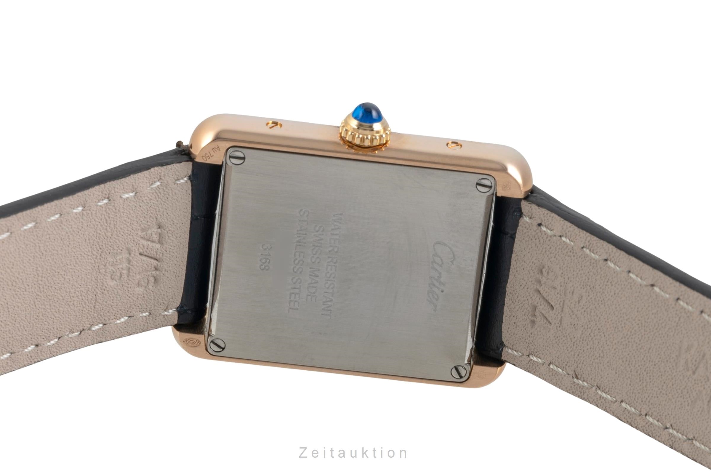 Cartier Tank acero / oro cuarzo reloj para damas  W5200024  [2604003]