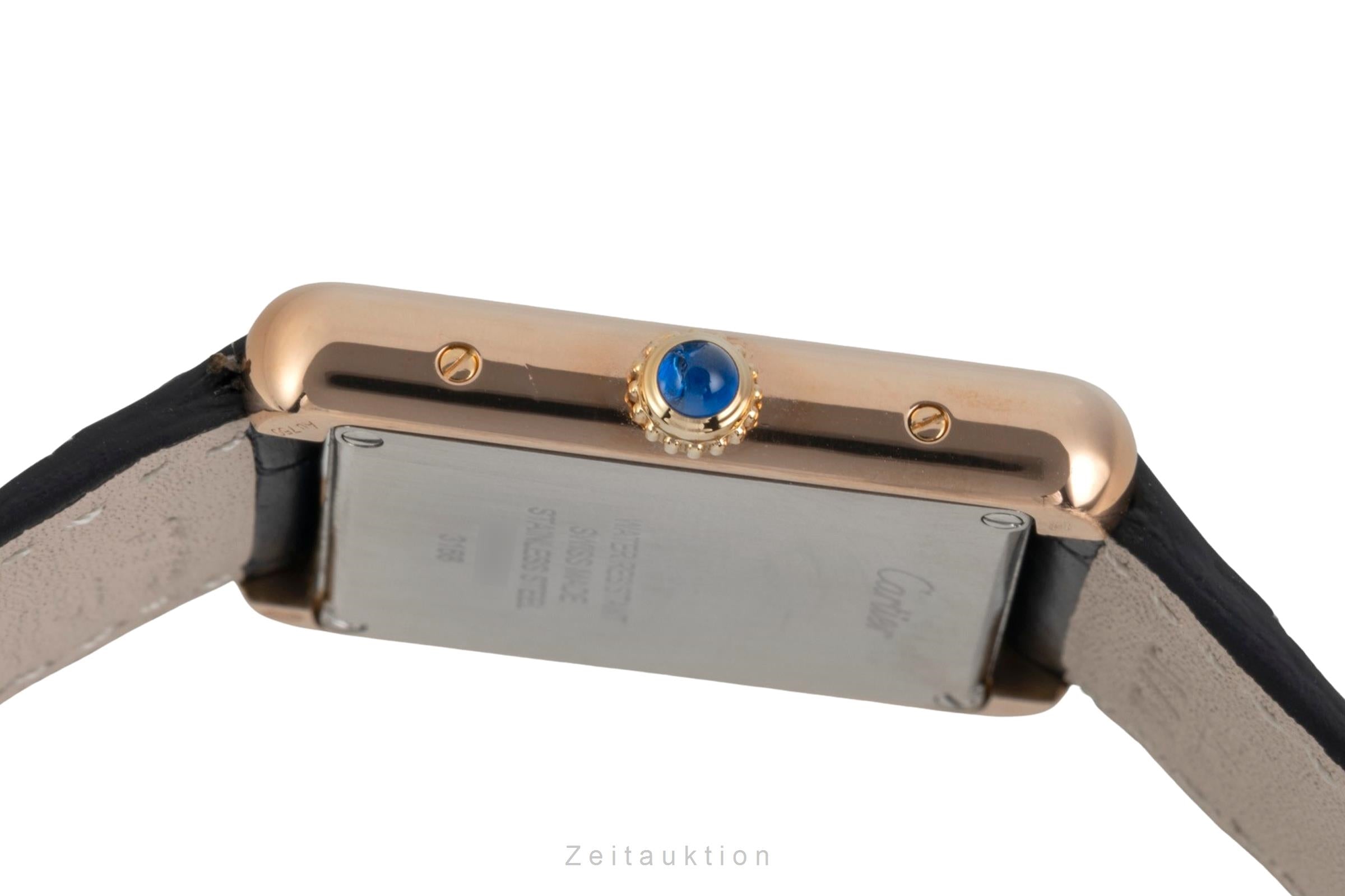 Cartier Tank acero / oro cuarzo reloj para damas  W5200024  [2604003]