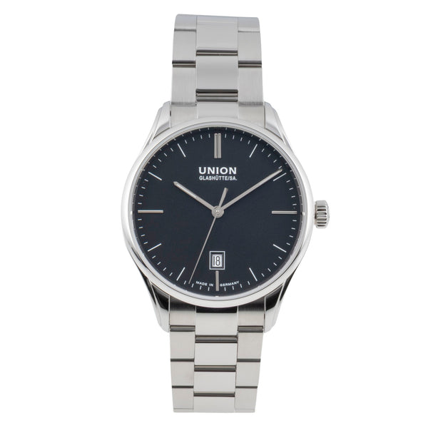 Union Glashütte Viro acero automático reloj para caballeros D011.407.11.051.00  [2604005]