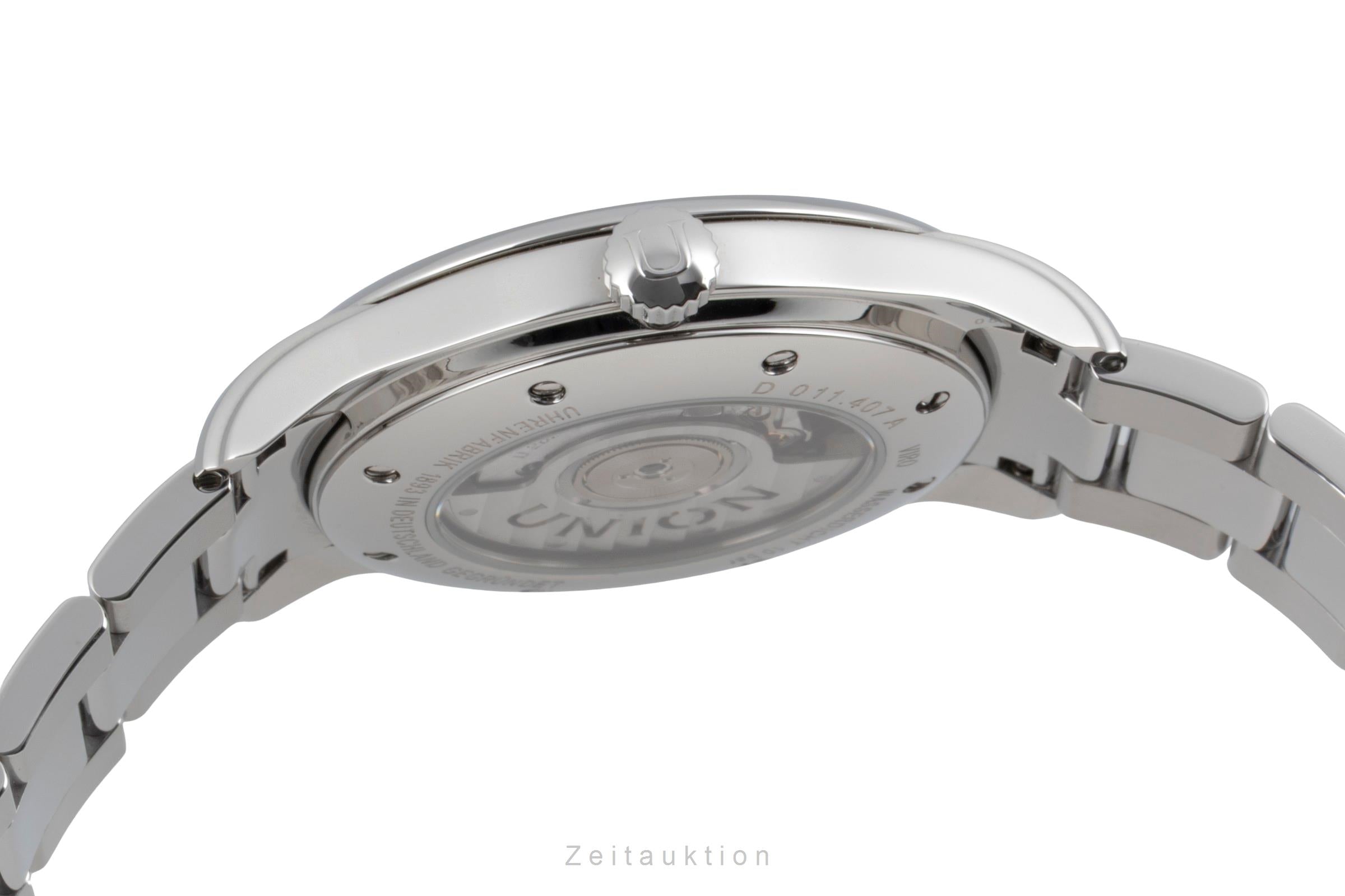 Union Glashütte Viro acero automático reloj para caballeros D011.407.11.051.00  [2604005]