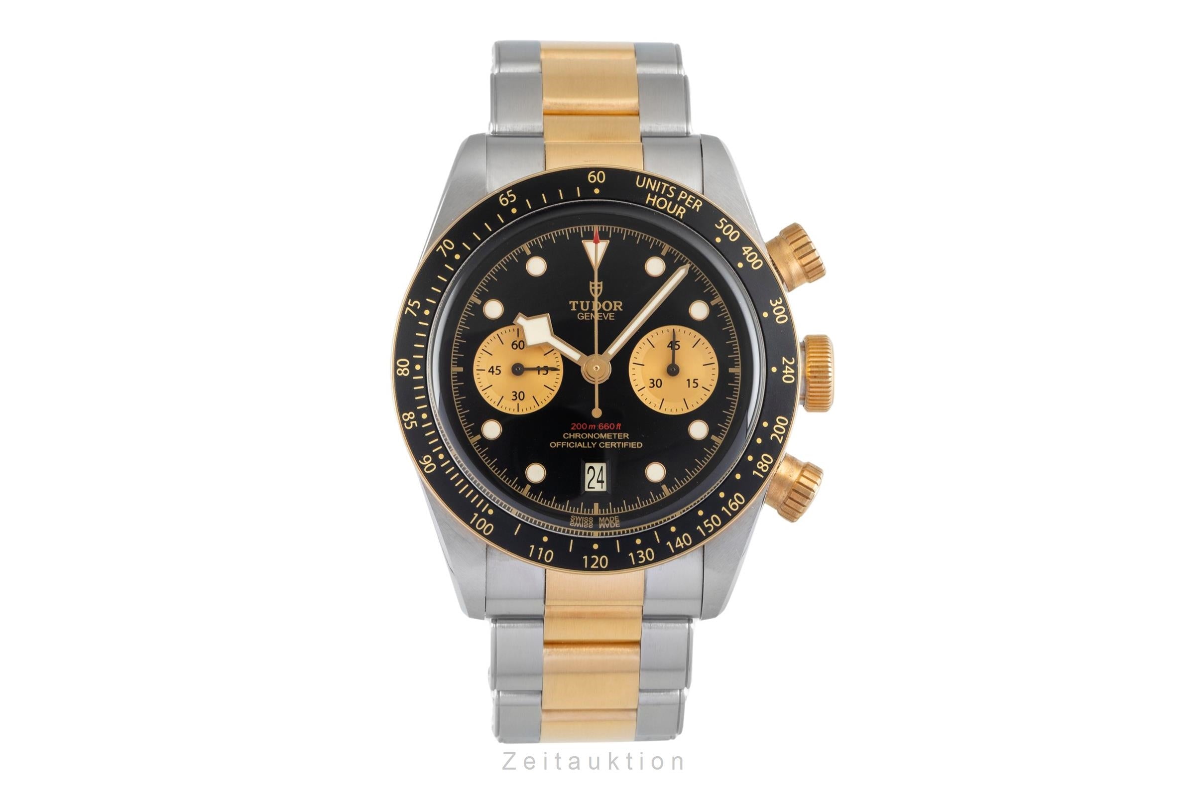 Tudor Black Bay chronographe acier / or  automatique montre pour hommes M79363N-0001 LP: 9790EUR  [2604006]