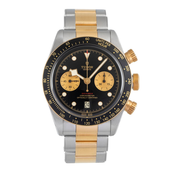 Tudor Black Bay chronographe acier / or  automatique montre pour hommes M79363N-0001 LP: 9790EUR  [2604006]