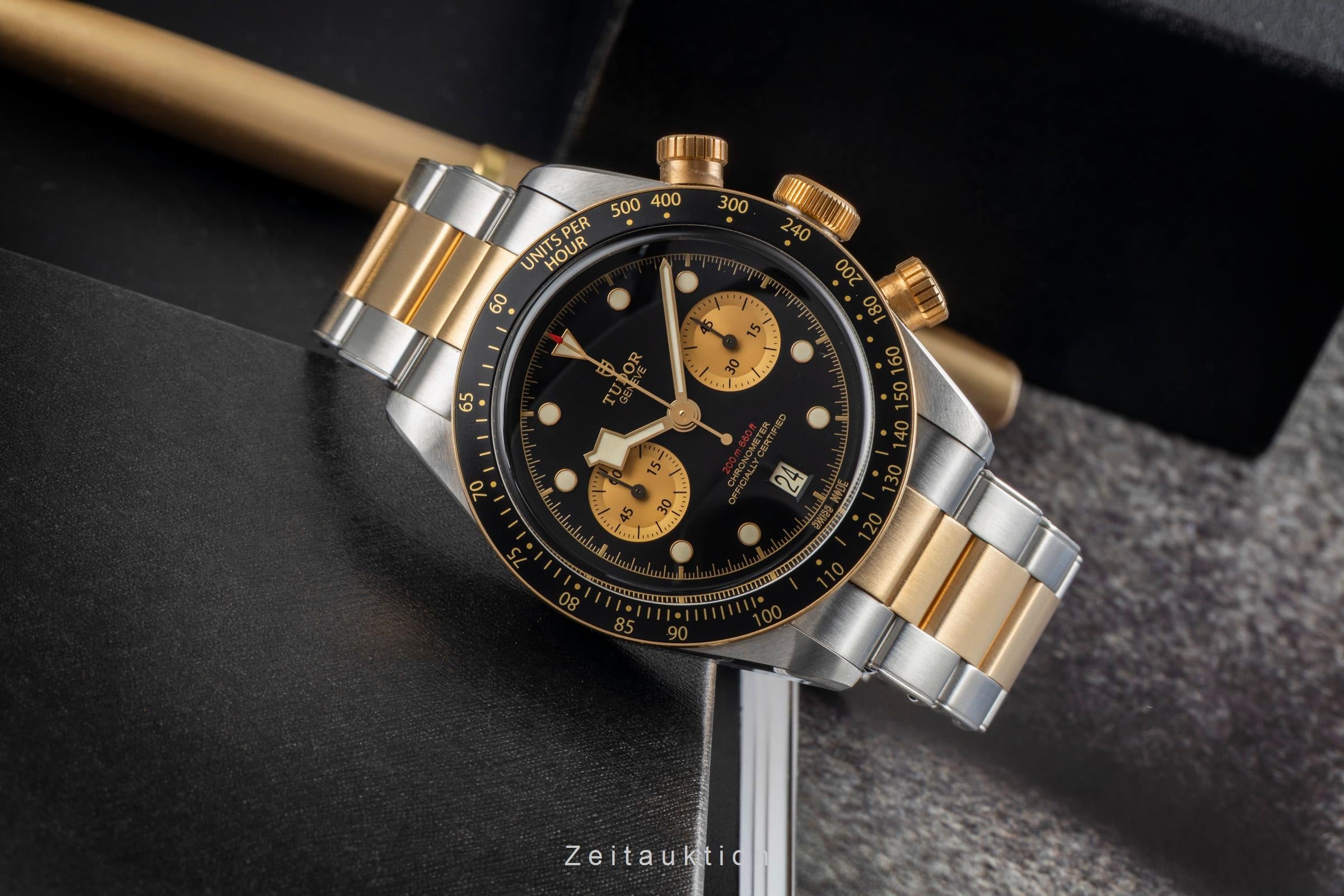 Tudor Black Bay chronograph steel / gold automatic Kal. MT5813 Ref
