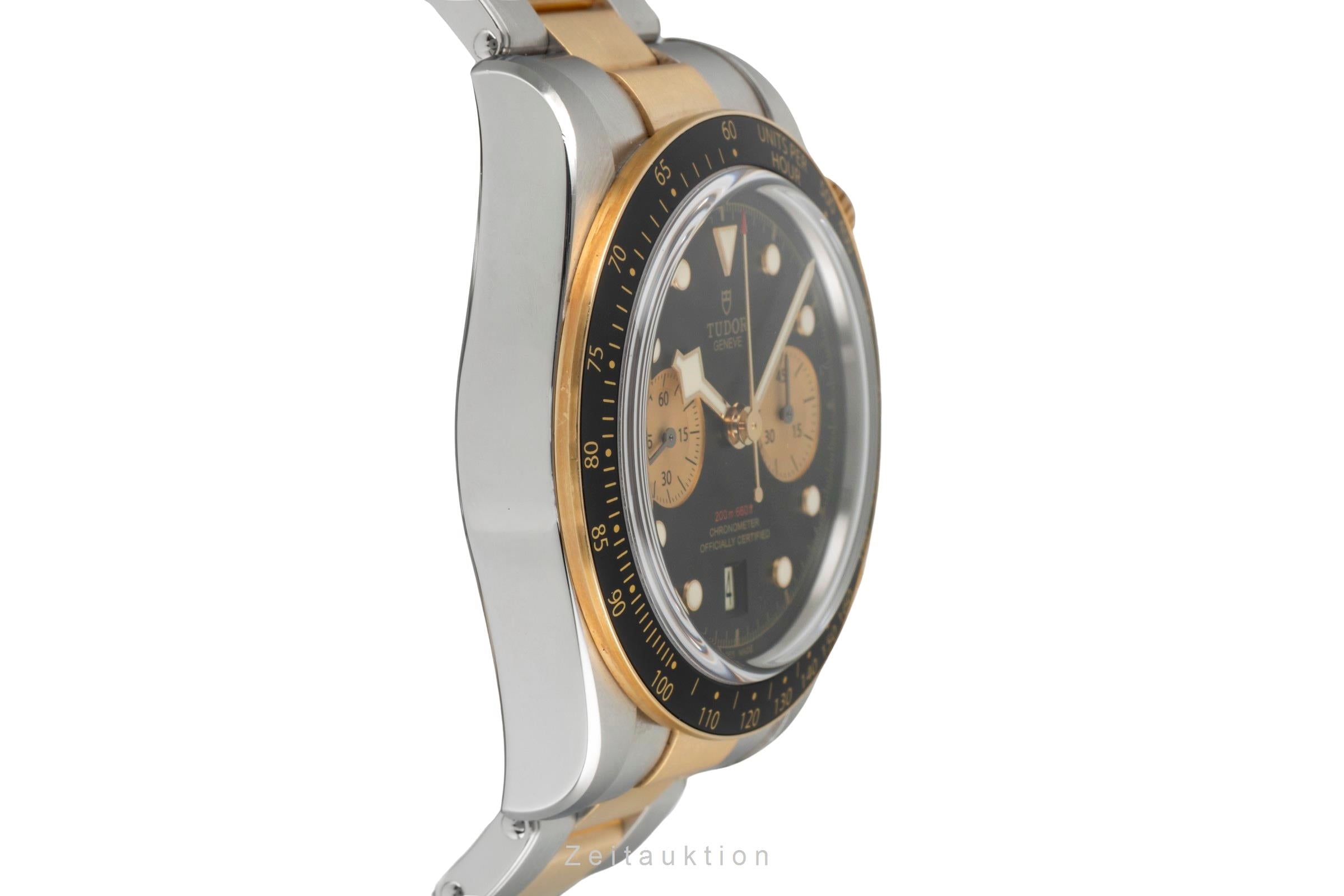 Tudor Black Bay chronographe acier / or  automatique montre pour hommes M79363N-0001 LP: 9790EUR  [2604006]