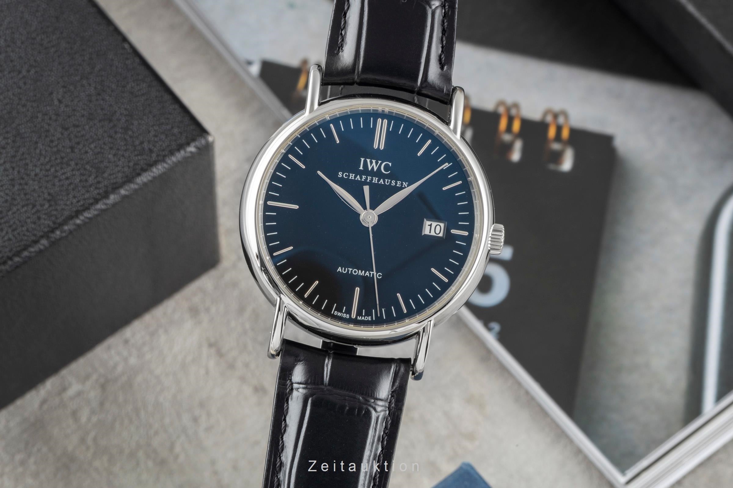 IWC Schaffhausen Portofino Black Dial Automatic Edelstahl Ref. IW356305  [2604008]