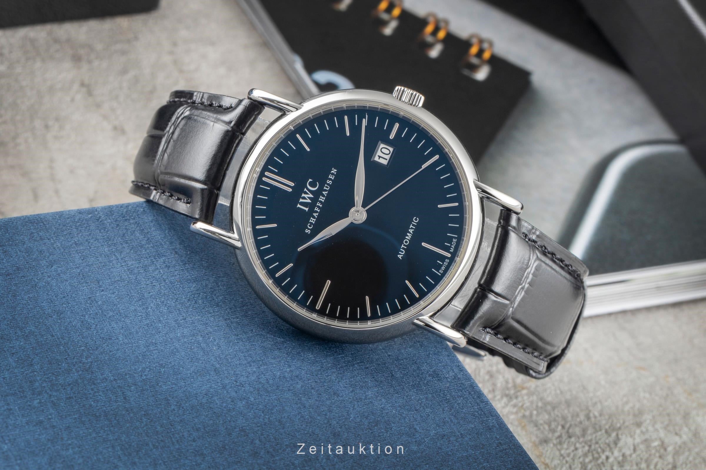 IWC Schaffhausen Portofino Black Dial Automatic Edelstahl Ref. IW356305  [2604008]
