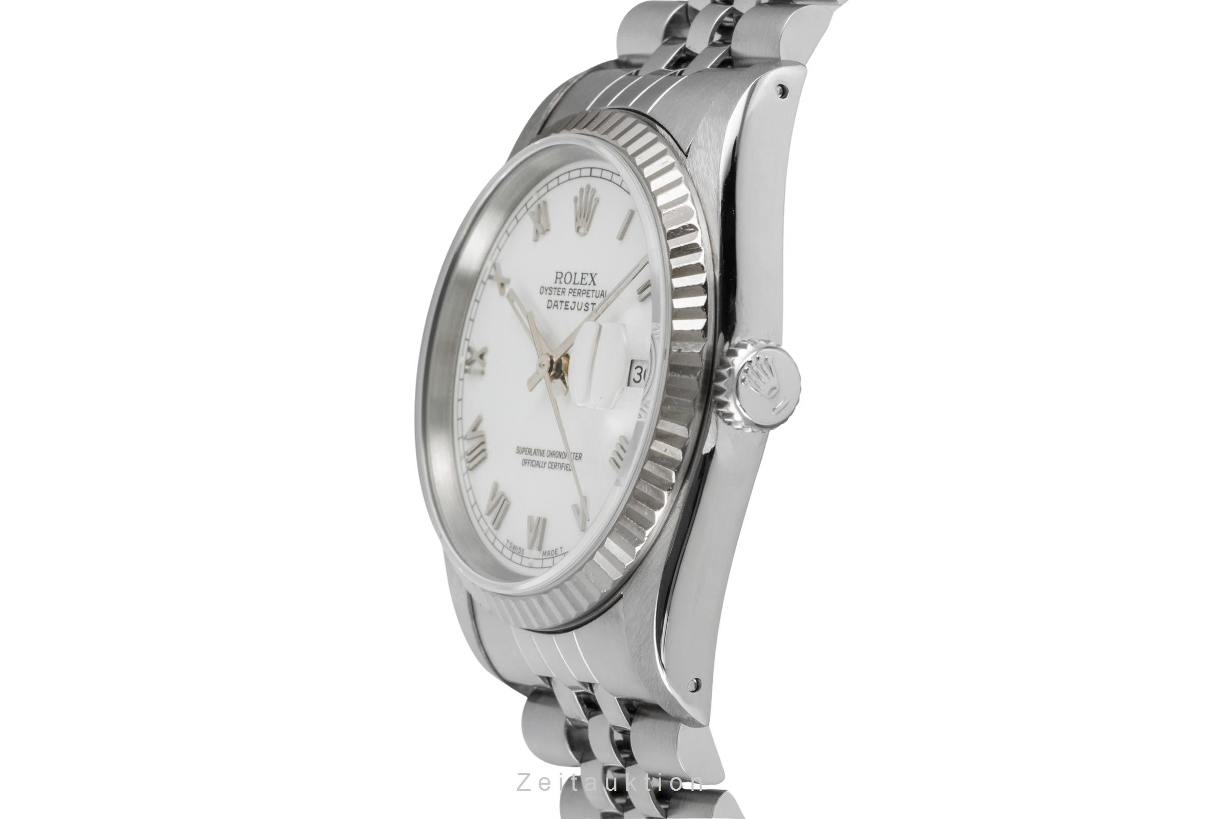 Rolex Datejust acero / oro blanco automático reloj para caballeros 16234  [2604013]