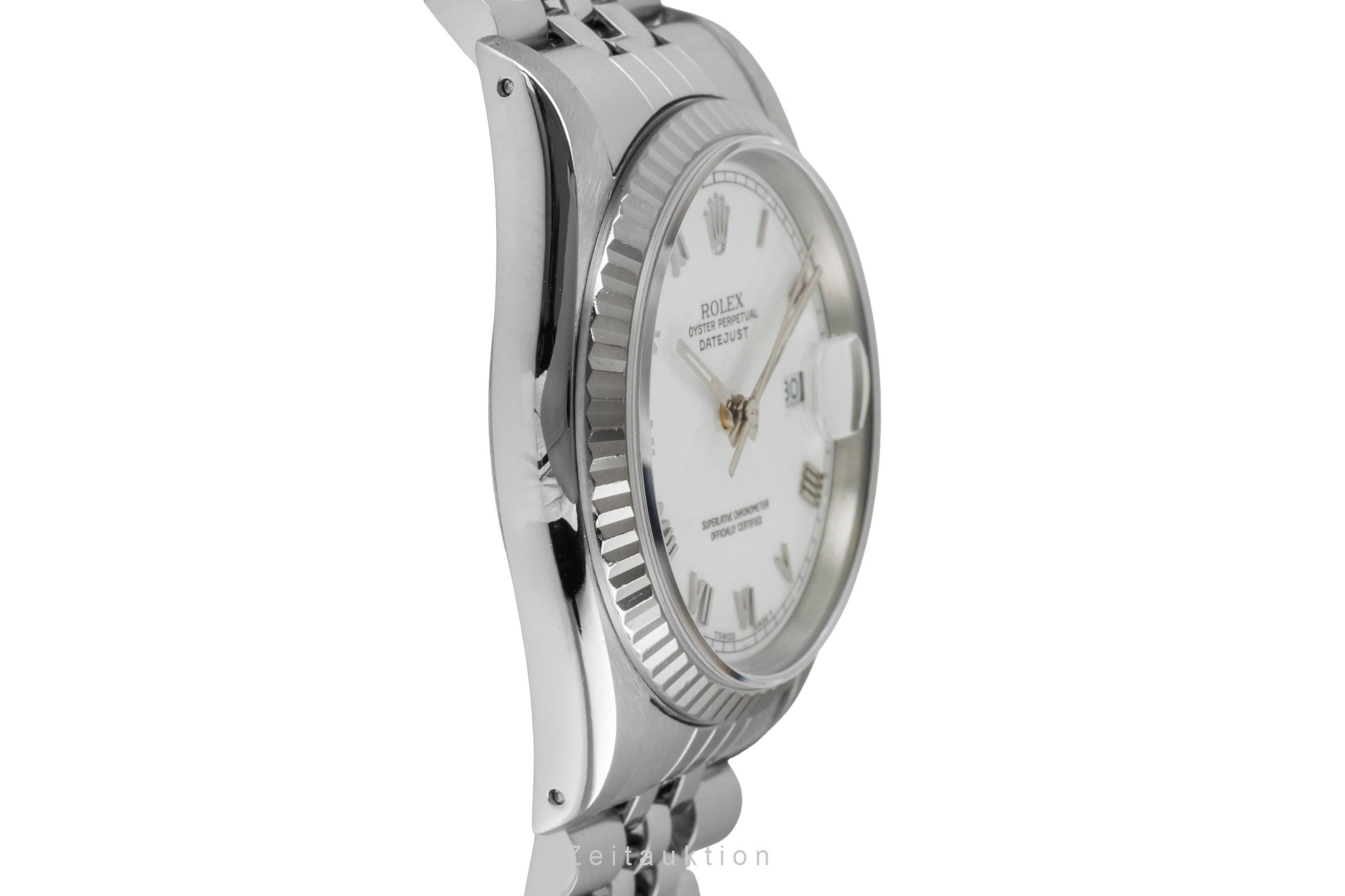 Rolex Datejust acero / oro blanco automático reloj para caballeros 16234  [2604013]