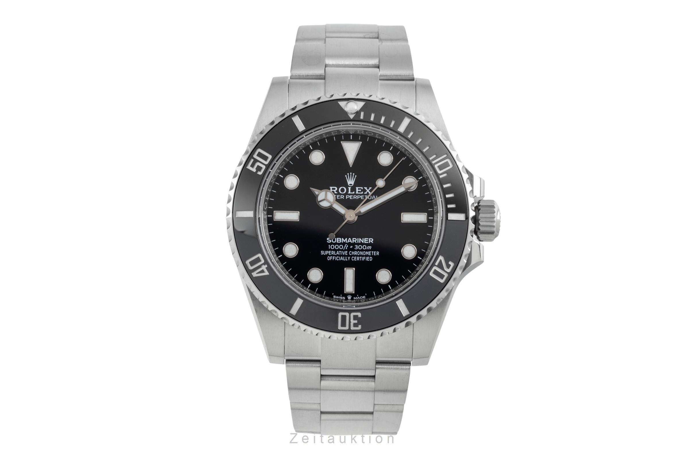 Rolex Submariner acero automático reloj para caballeros 124060  [2604016]