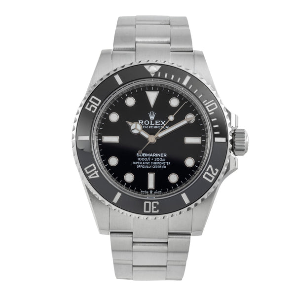Rolex Submariner acero automático reloj para caballeros 124060  [2604016]