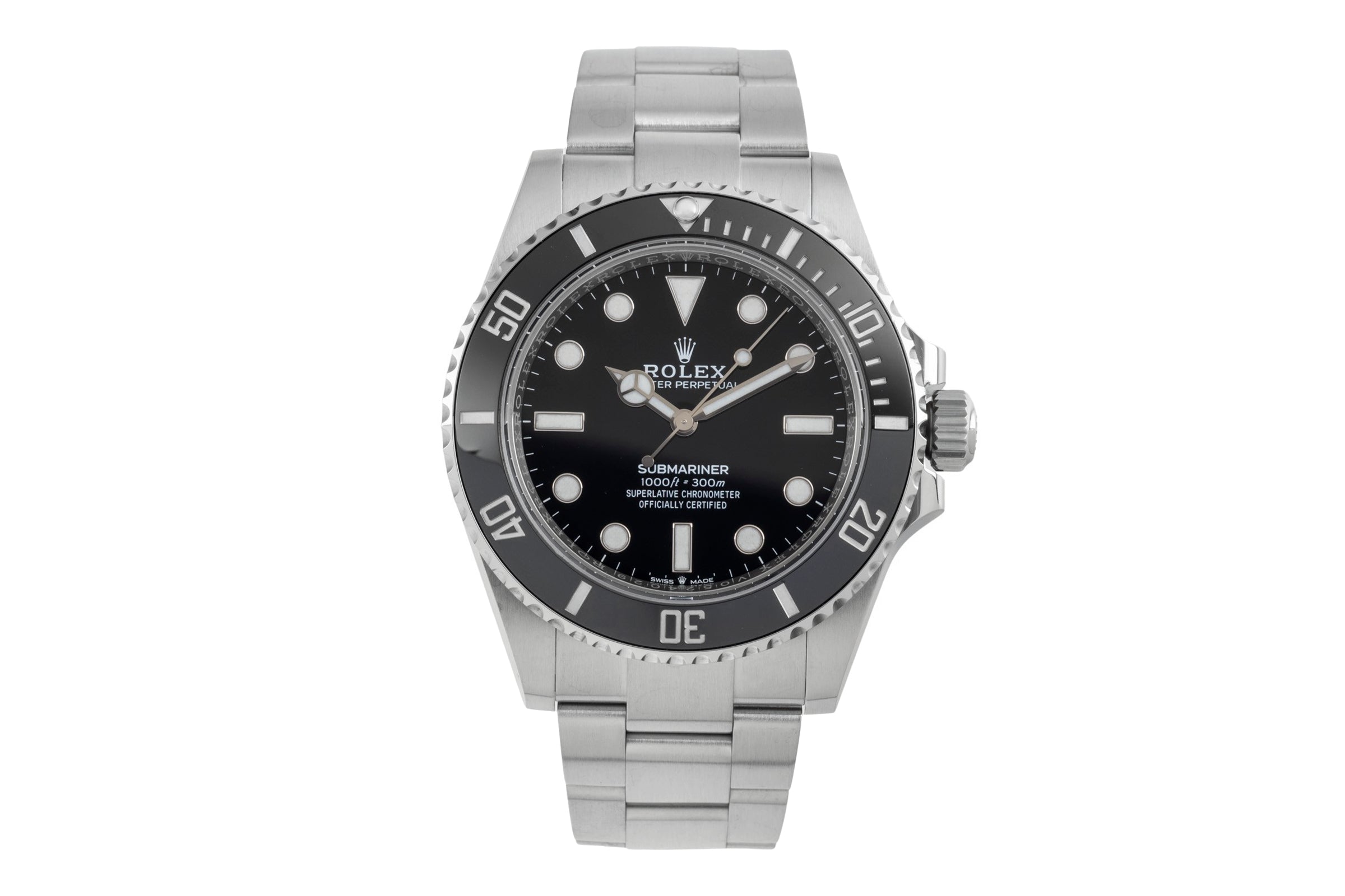 Rolex Submariner steel automatic men's watch 124060  [2604016]