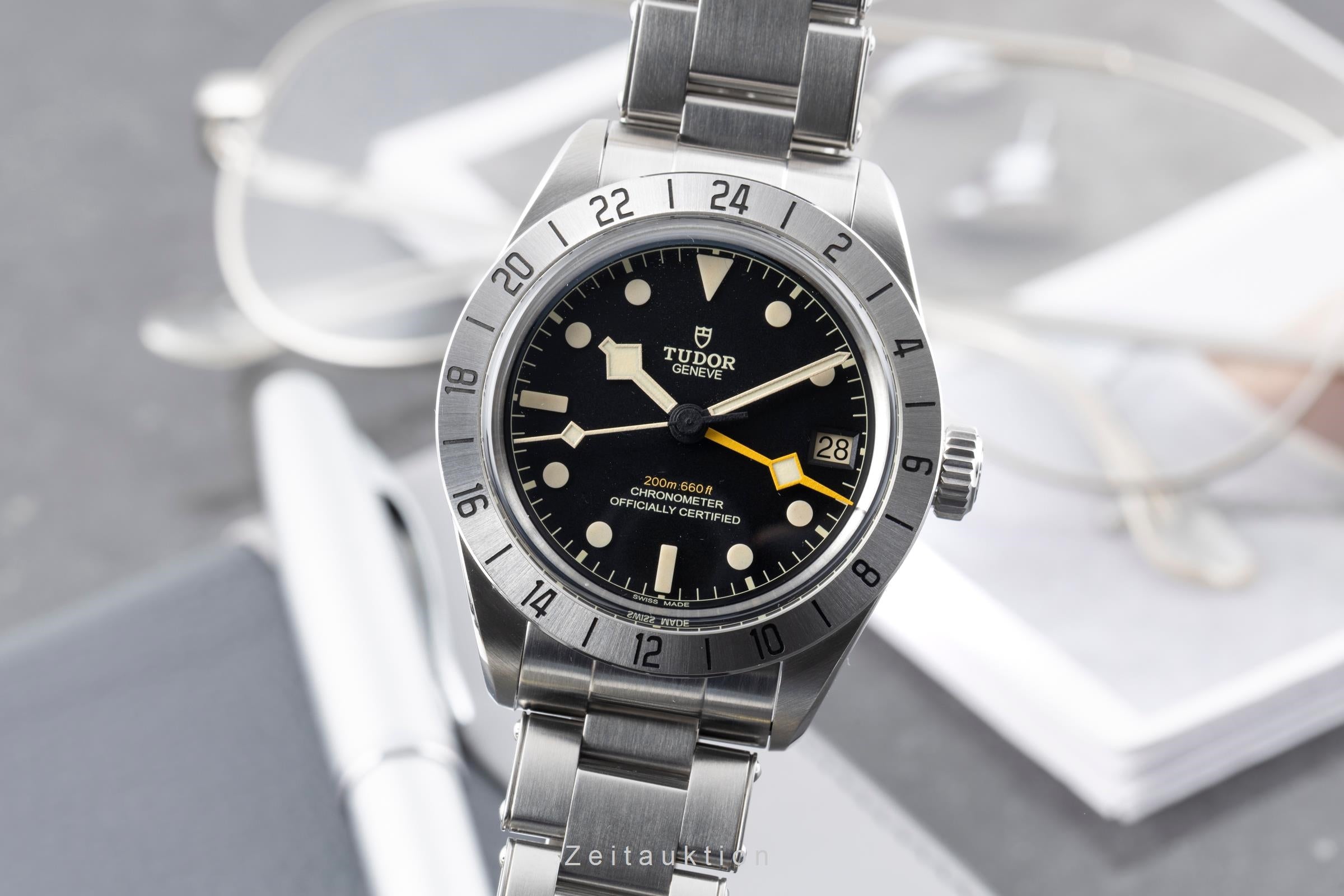 Tudor Black Bay acero automático reloj para caballeros M79470-0001 LP: 4610EUR  [2604017]