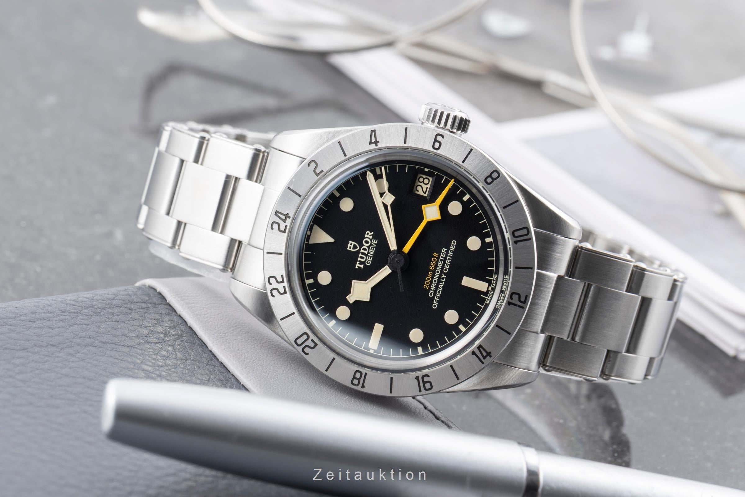 Tudor Black Bay acero automático reloj para caballeros M79470-0001 LP: 4610EUR  [2604017]