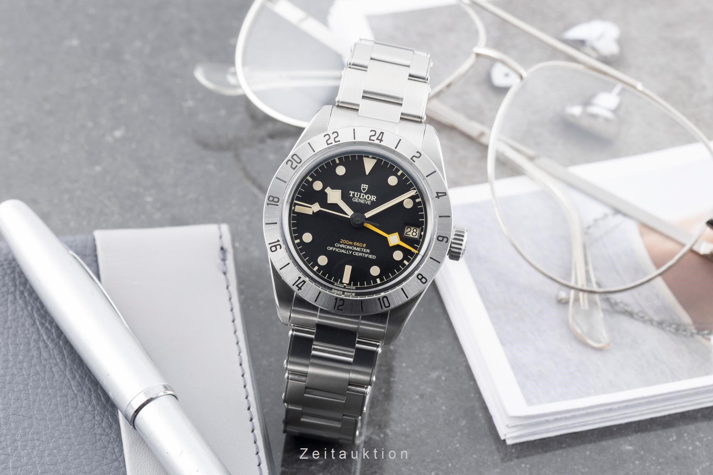 Tudor Black Bay acero automático reloj para caballeros M79470-0001 LP: 4610EUR  [2604017]