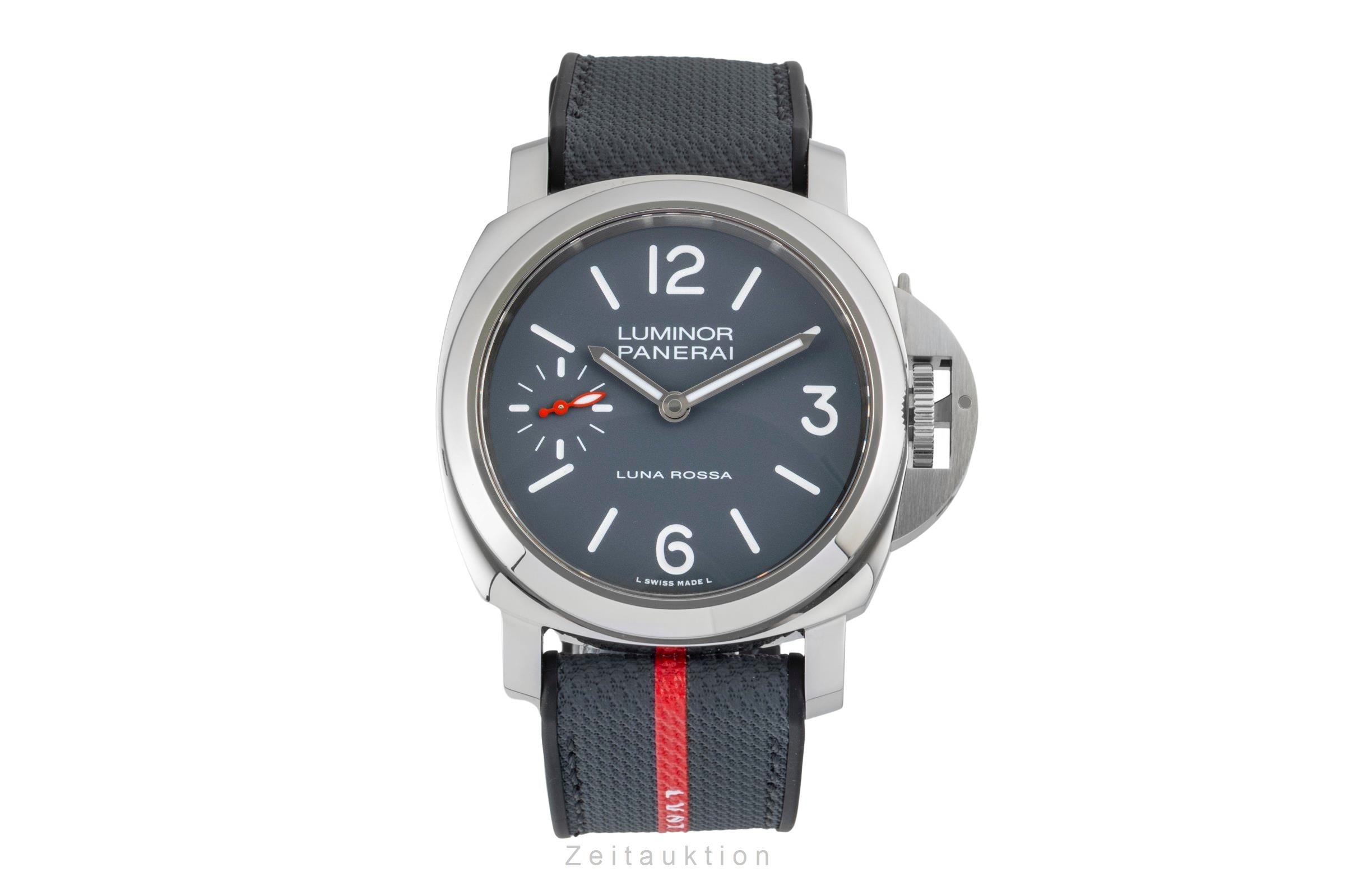 Panerai Luminor  acero cuerda manual reloj para caballeros PAM01653 LP: 6700EUR  [2604018]