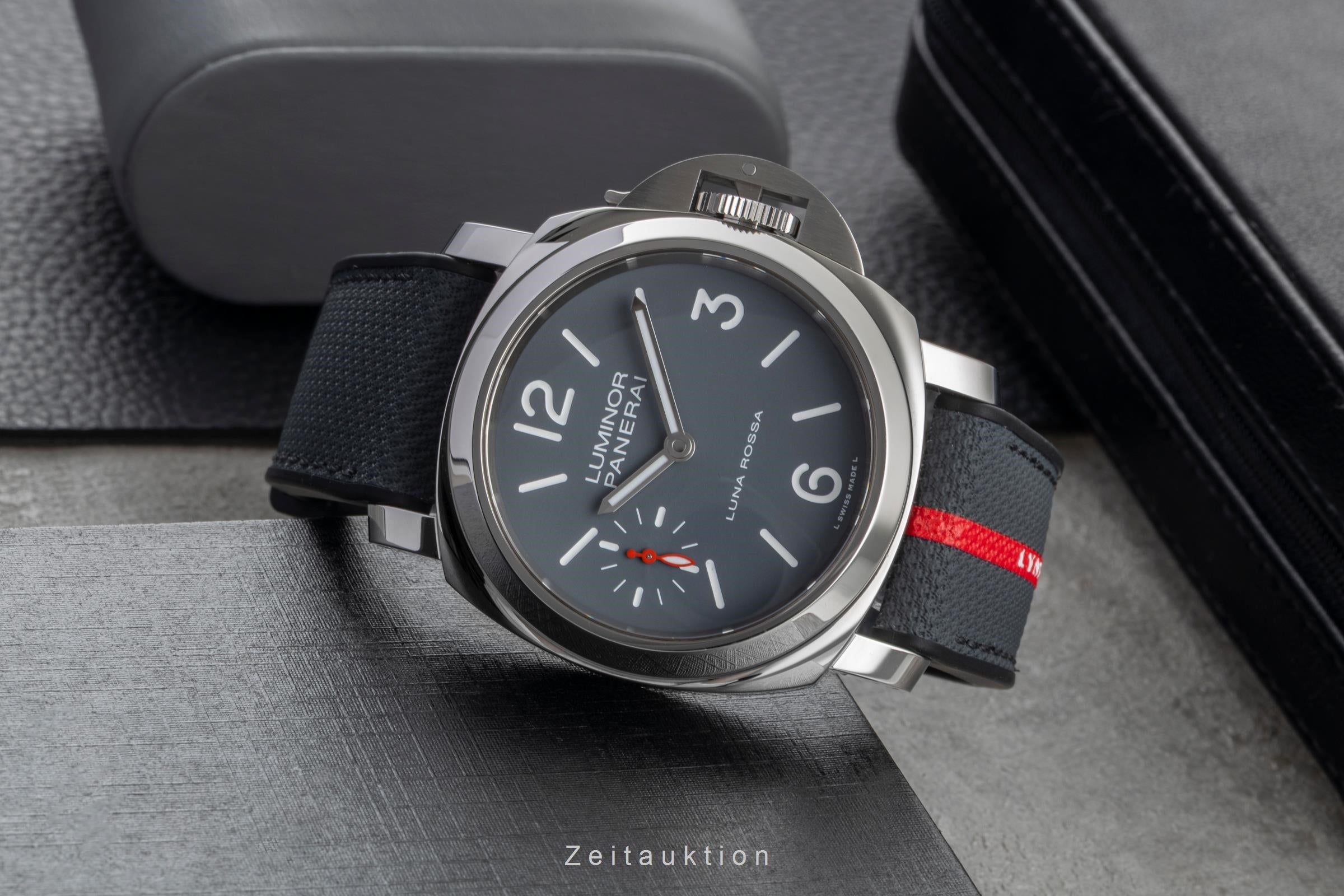 Panerai Luminor  acero cuerda manual reloj para caballeros PAM01653 LP: 6700EUR  [2604018]