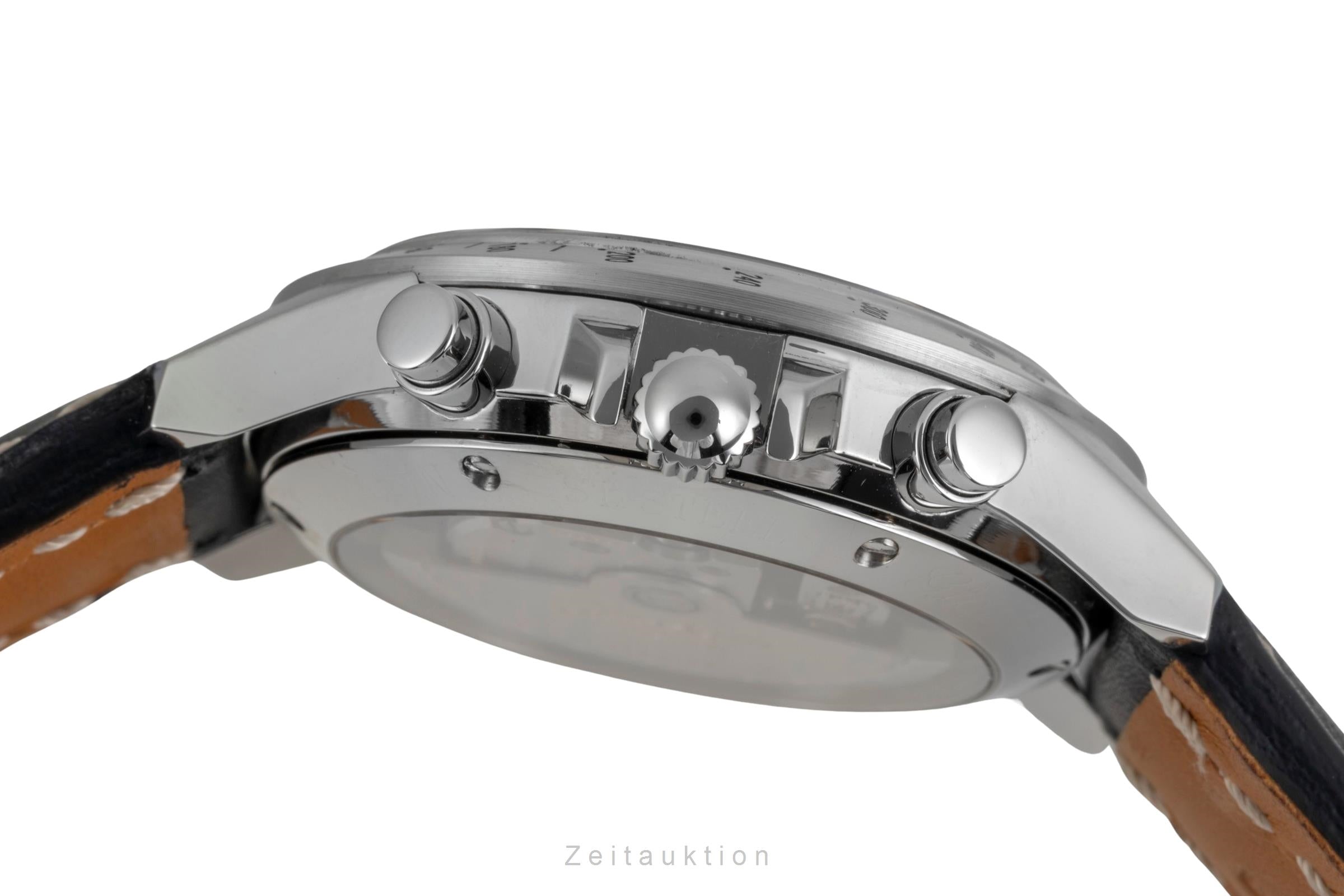 Glashütte Navigator chronograph steel automatic men's watch 10-66-07-07-0  [2604019]