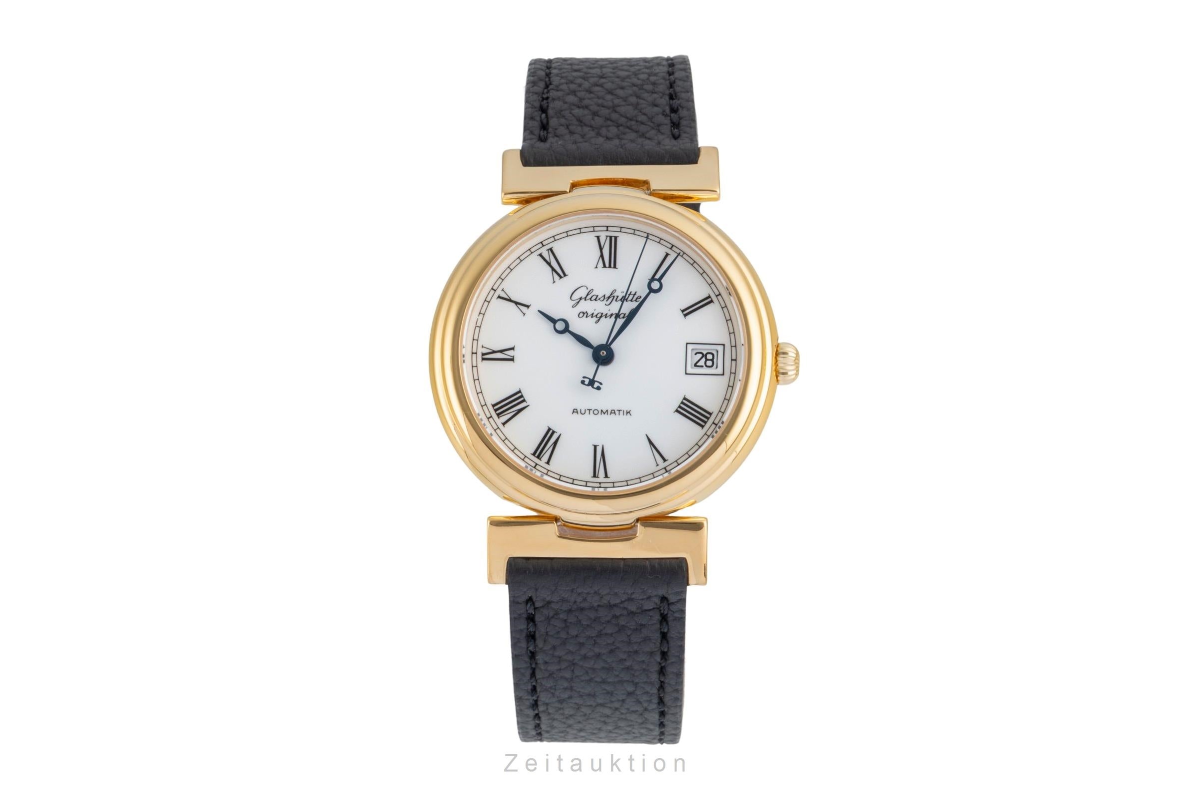 Glashütte Spezimat gilt-brass automatic men's watch  [2604021]