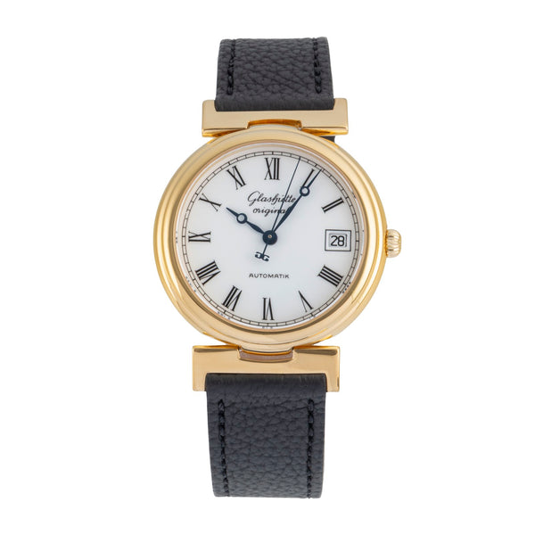Glashütte Spezimat gilt-brass automatic men's watch  [2604021]