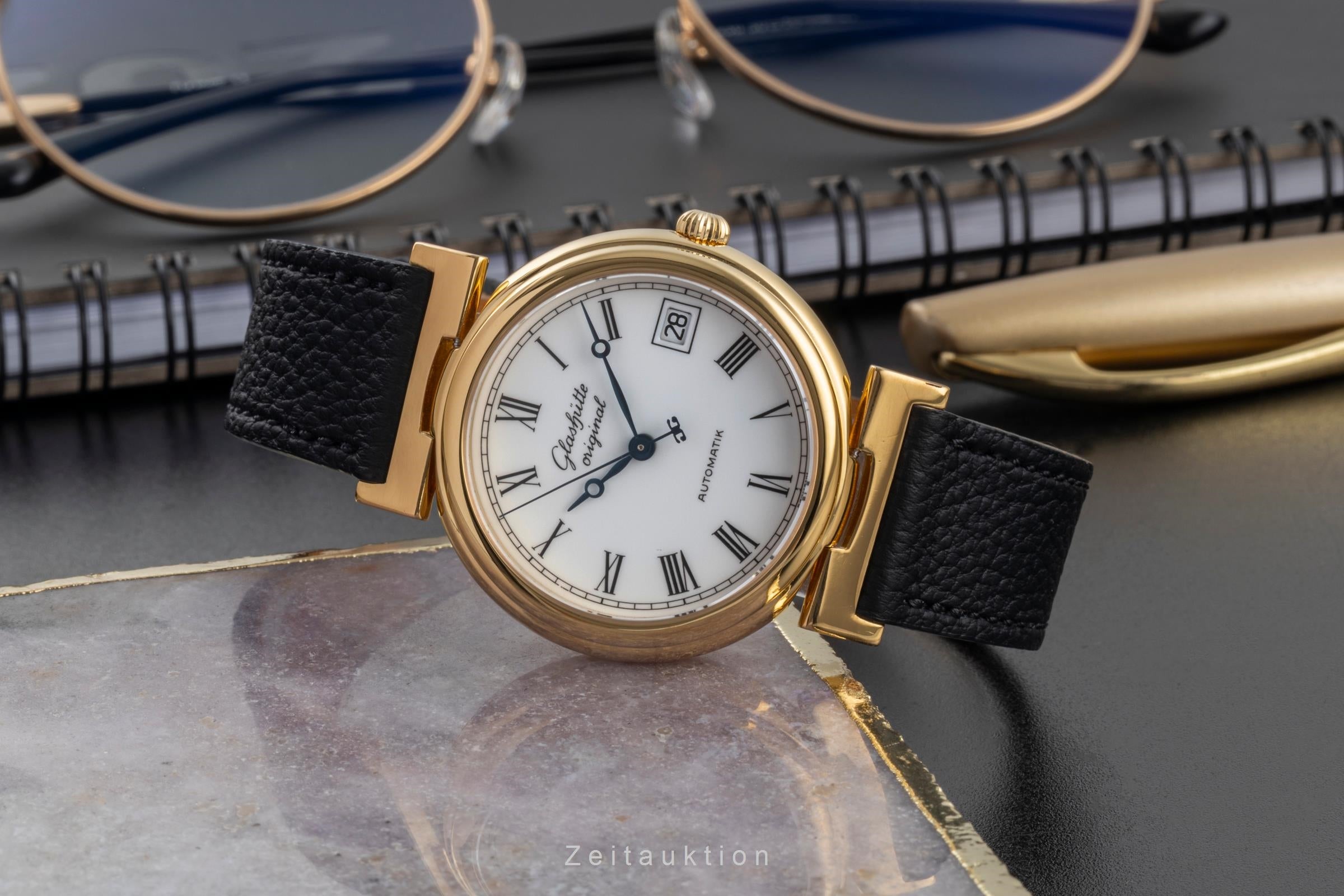 Glashütte Spezimat gilt-brass automatic men's watch  [2604021]