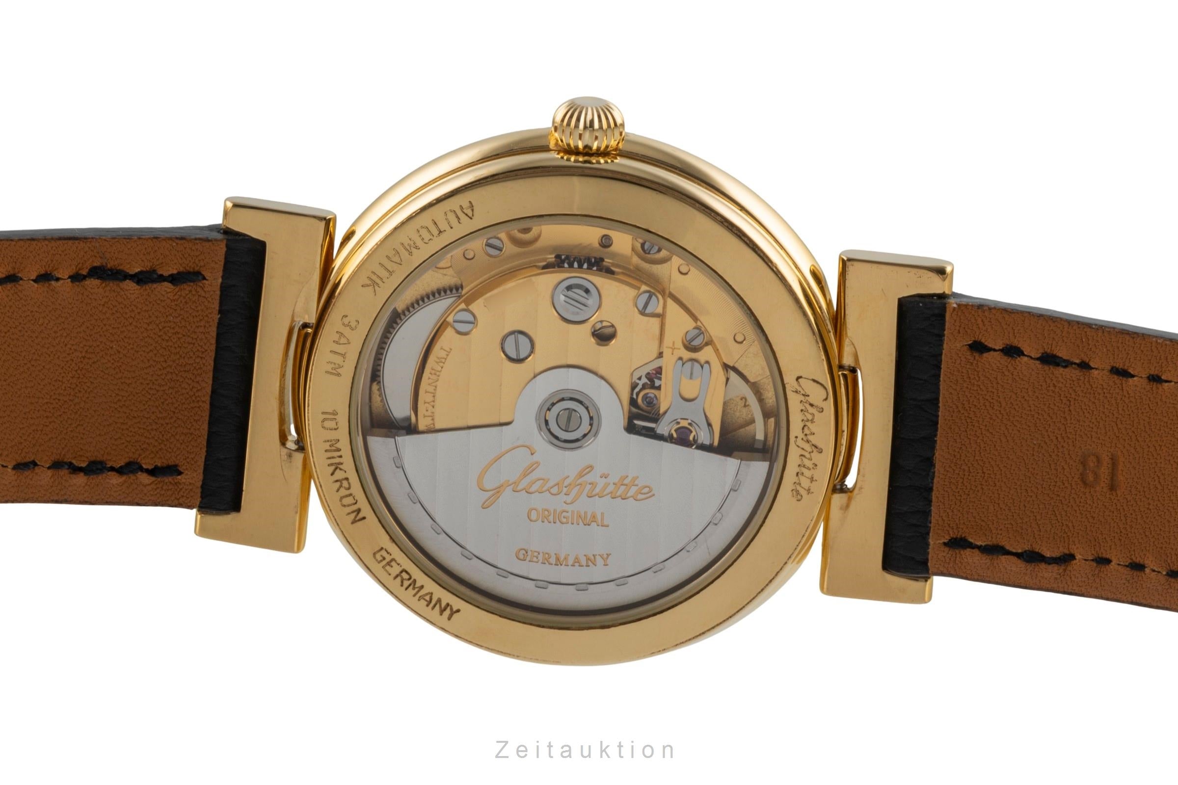 Glashütte Spezimat gilt-brass automatic men's watch  [2604021]