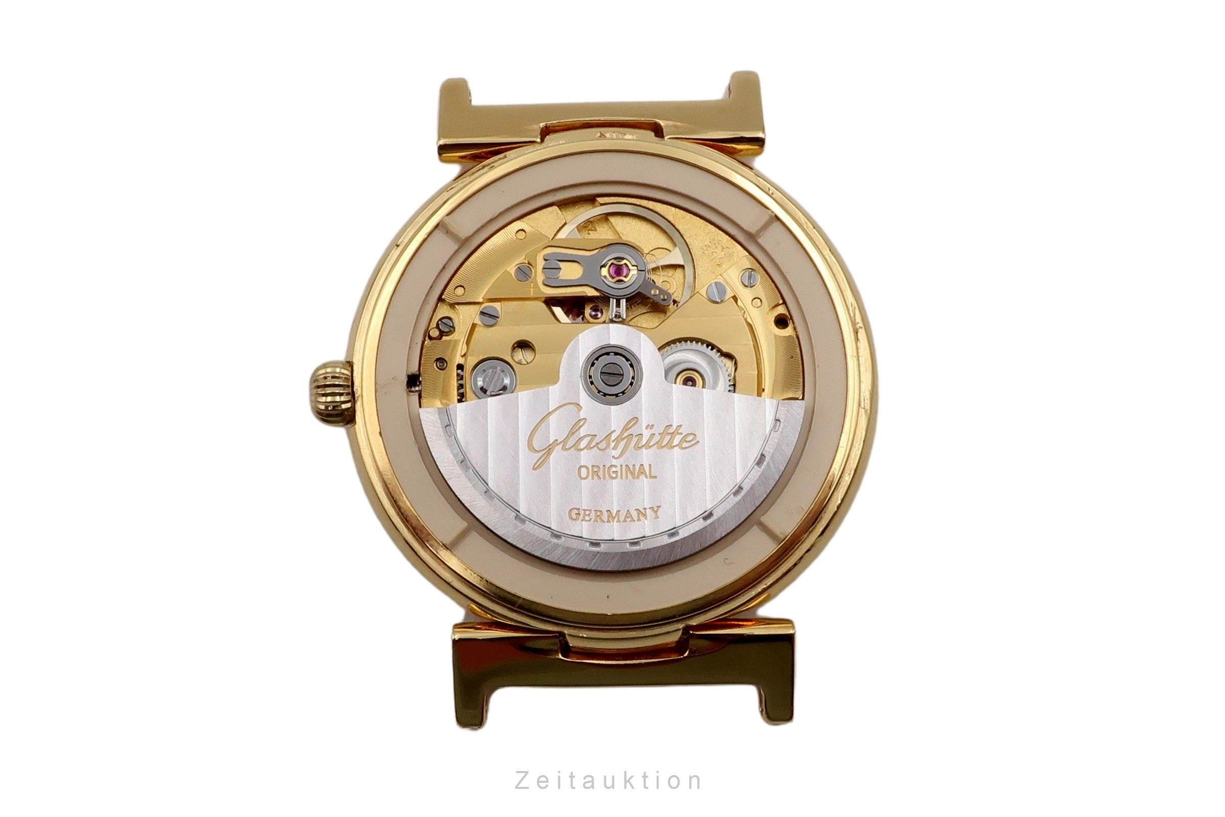 Glashütte Spezimat gilt-brass automatic men's watch  [2604021]