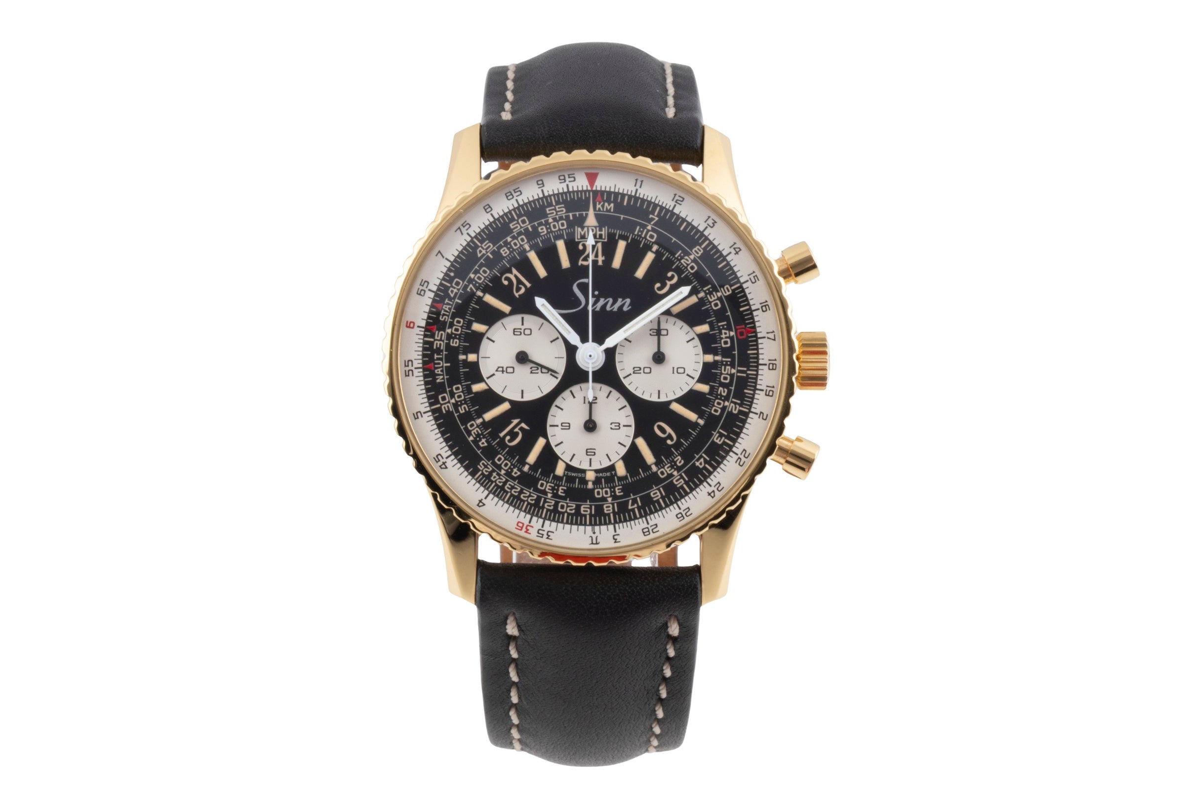 Sinn 903 PL cronografo acciaio / dorato carica manuale orologio da uomo 903 PL  [2604022]