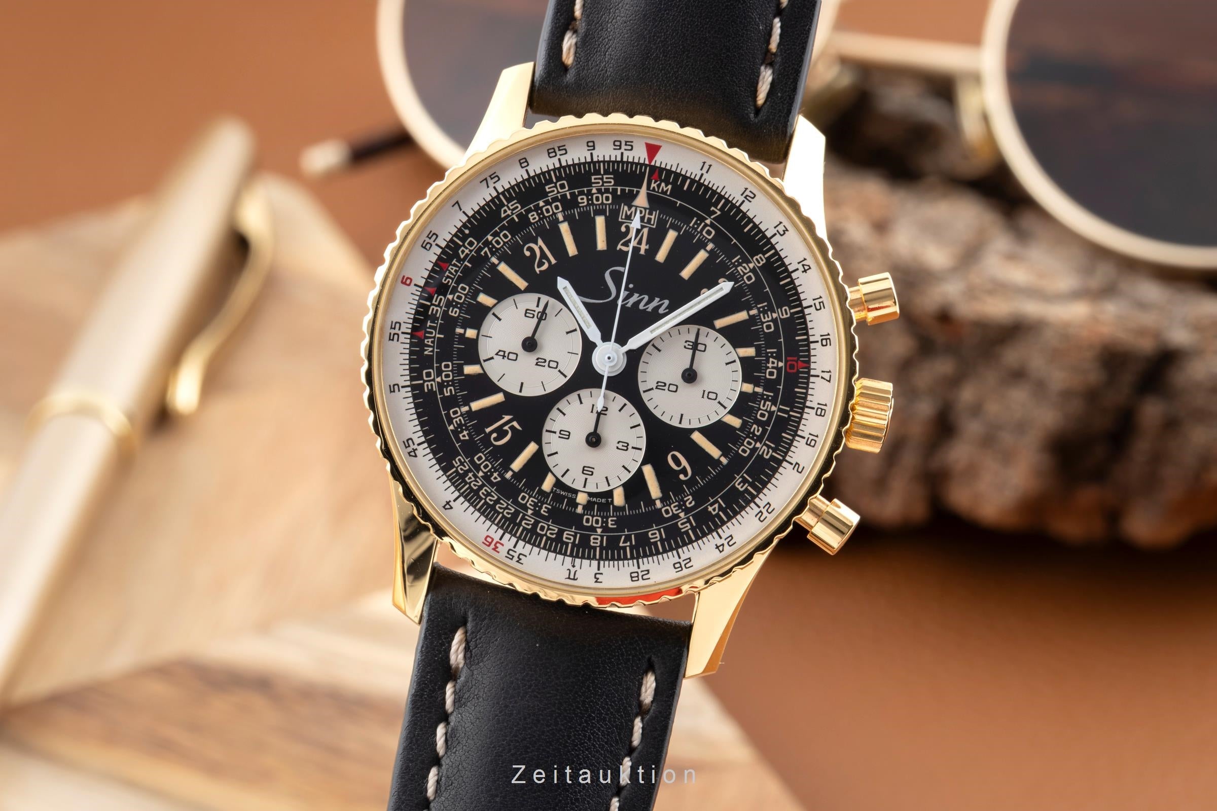 Sinn 903 PL chronograph gilt / steel manual winding men's watch 903 PL  [2604022]