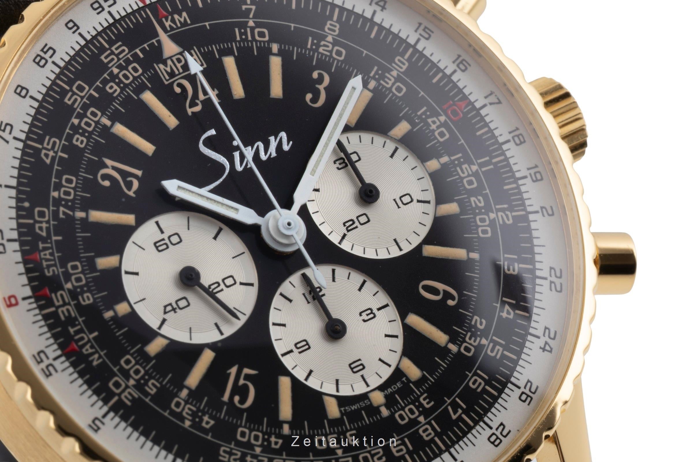 Sinn 903 PL chronograph gilt / steel manual winding men's watch 903 PL  [2604022]