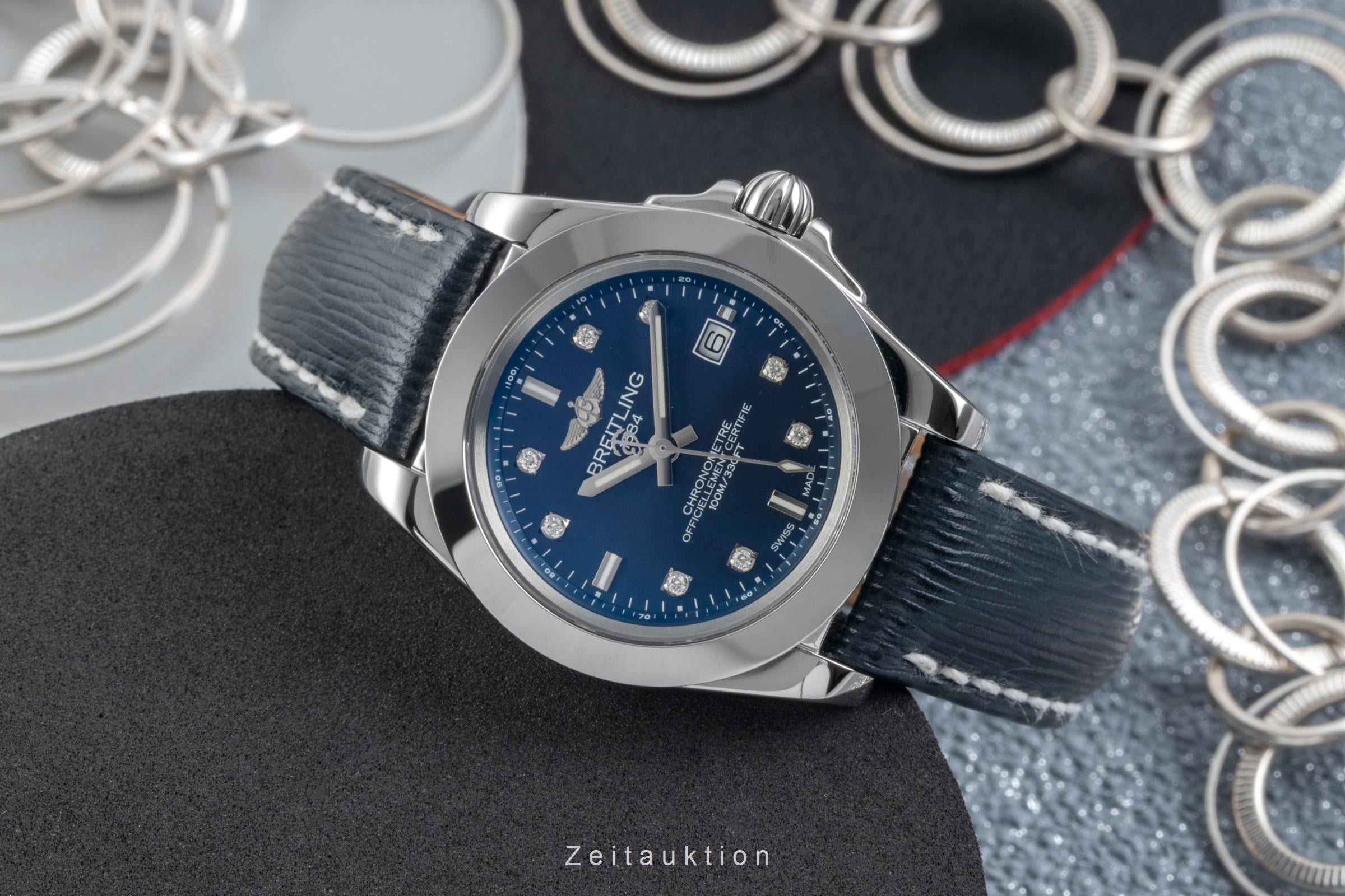 Breitling Galactic 32 acero cuarzo reloj para damas  W7133012/C966  [2604023]