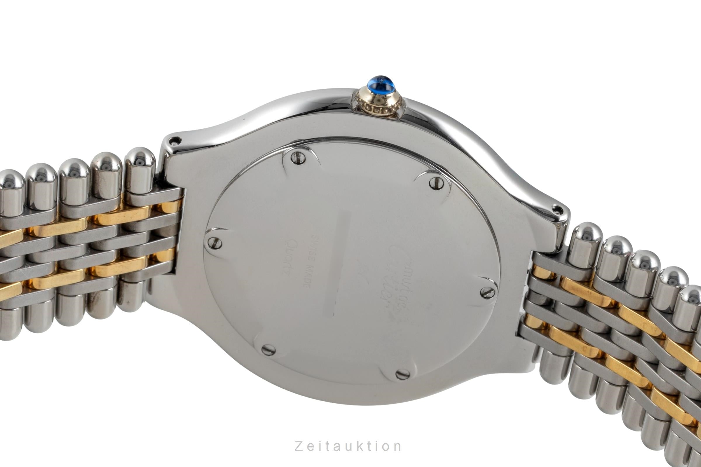 Cartier Must De Cartier 21 XL Stahl / vergoldet Quarz Ref. 9011 Klassiker [2604024]
