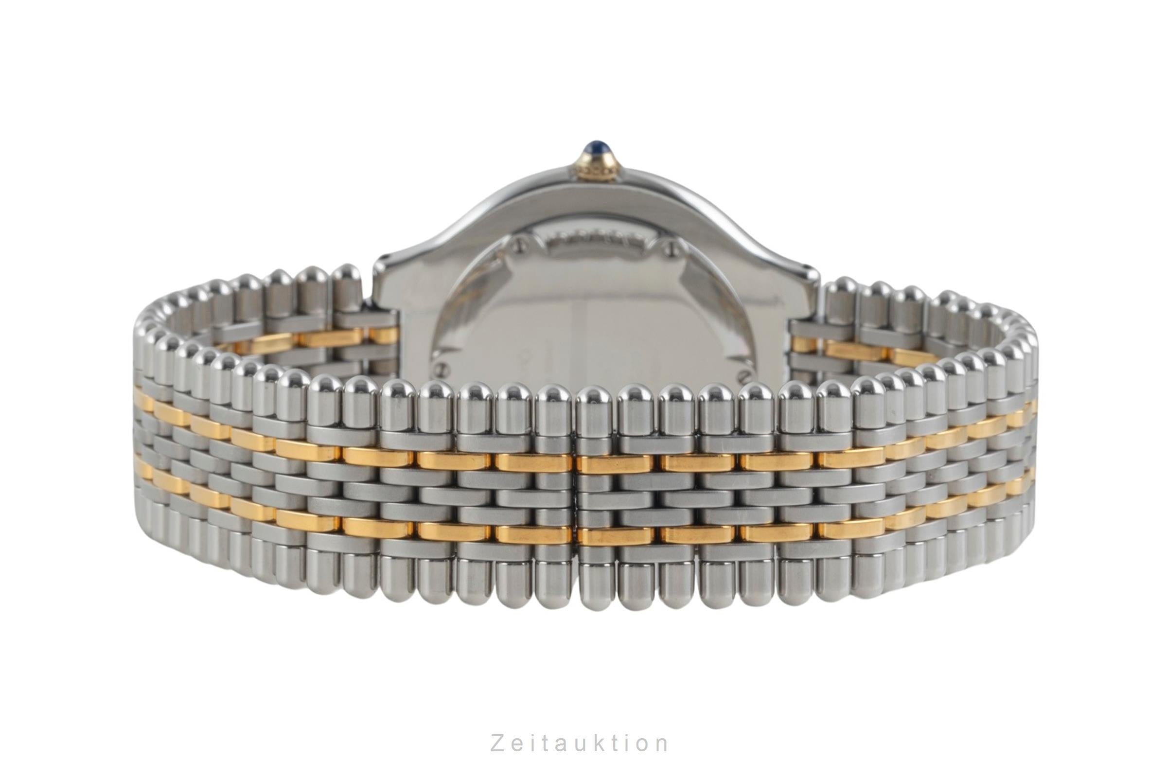 Cartier Must De Cartier 21 XL Stahl / vergoldet Quarz Ref. 9011 Klassiker [2604024]