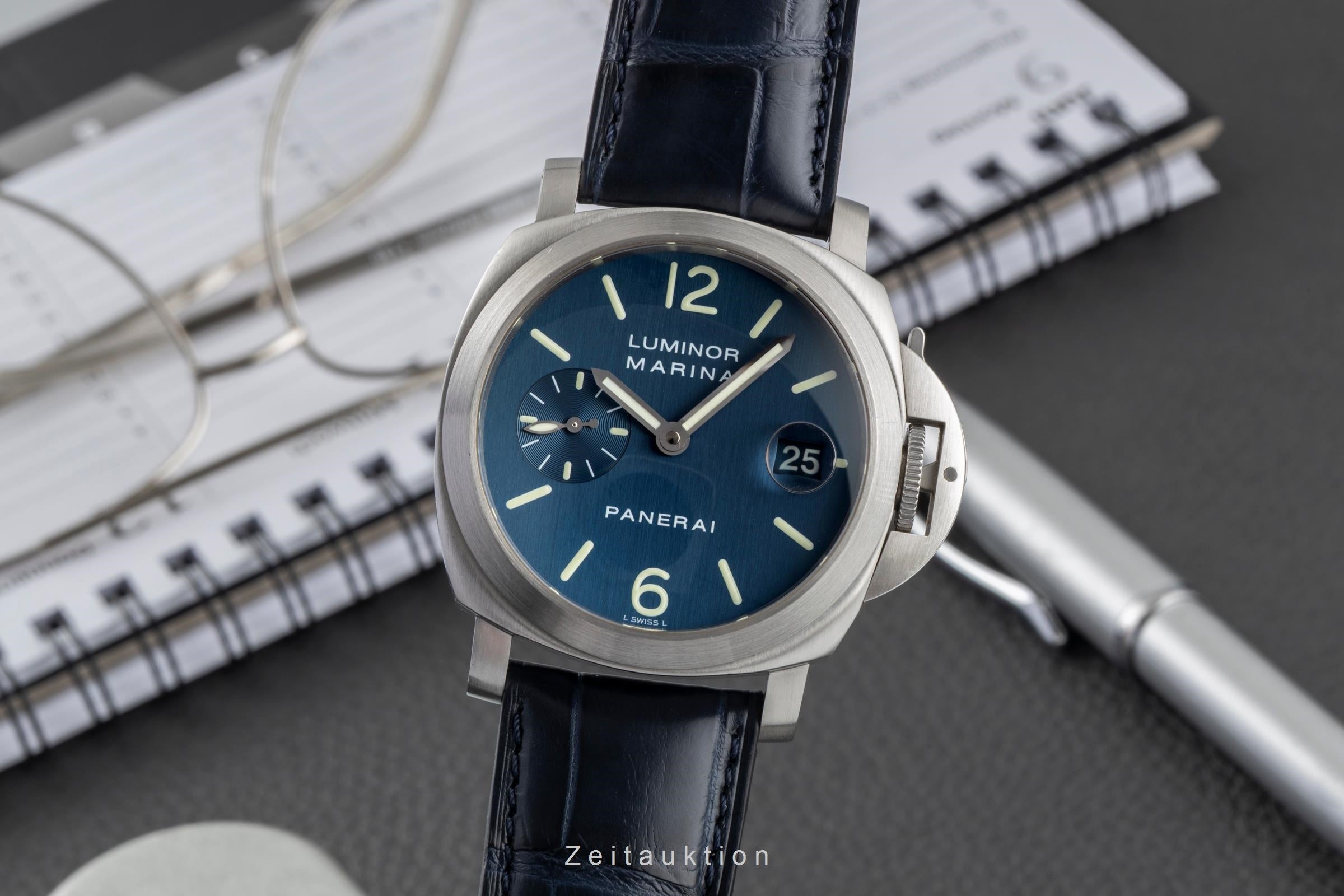 Panerai Luminor Marina steel automatic men's watch PAM00070 LP: 8400EUR  [2604026]