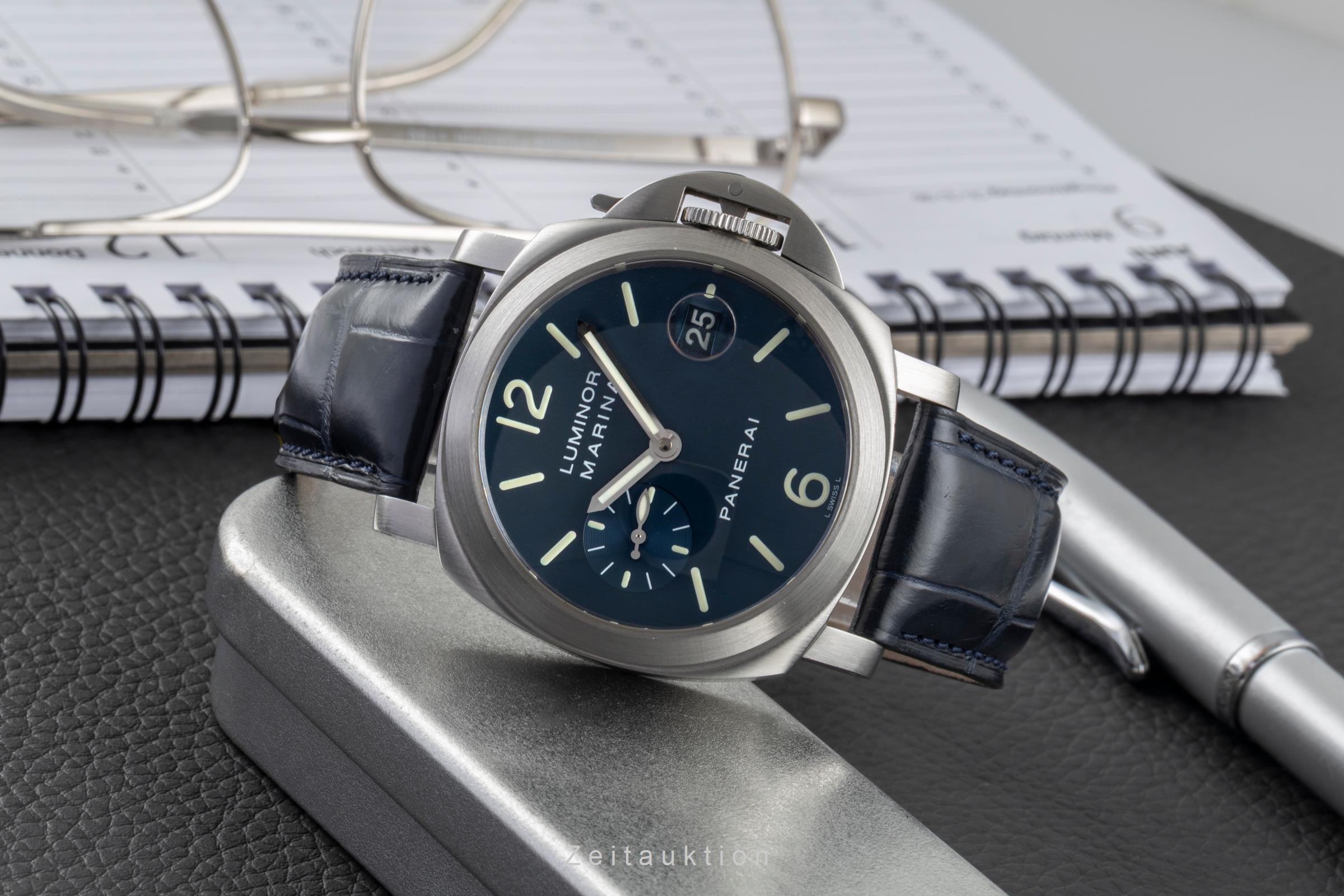 Panerai Luminor Marina steel automatic men's watch PAM00070 LP: 8400EUR  [2604026]