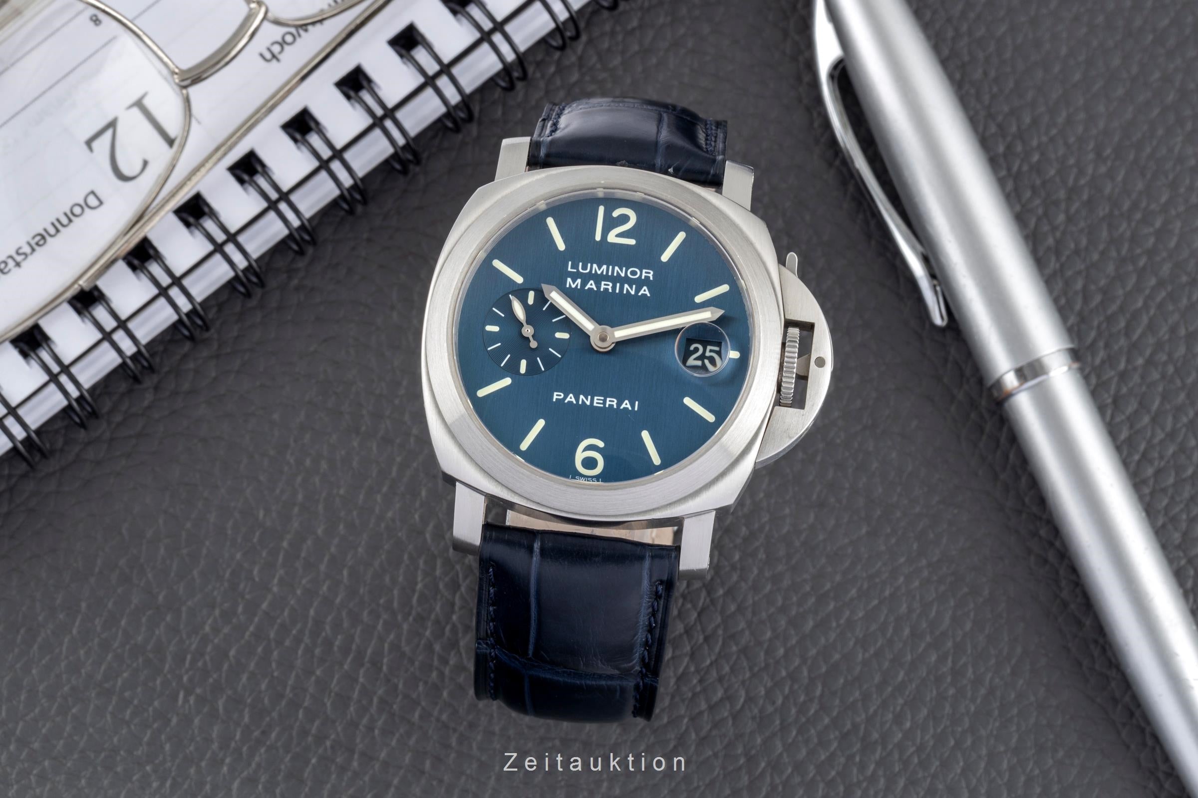 Panerai Luminor Marina steel automatic men's watch PAM00070 LP: 8400EUR  [2604026]