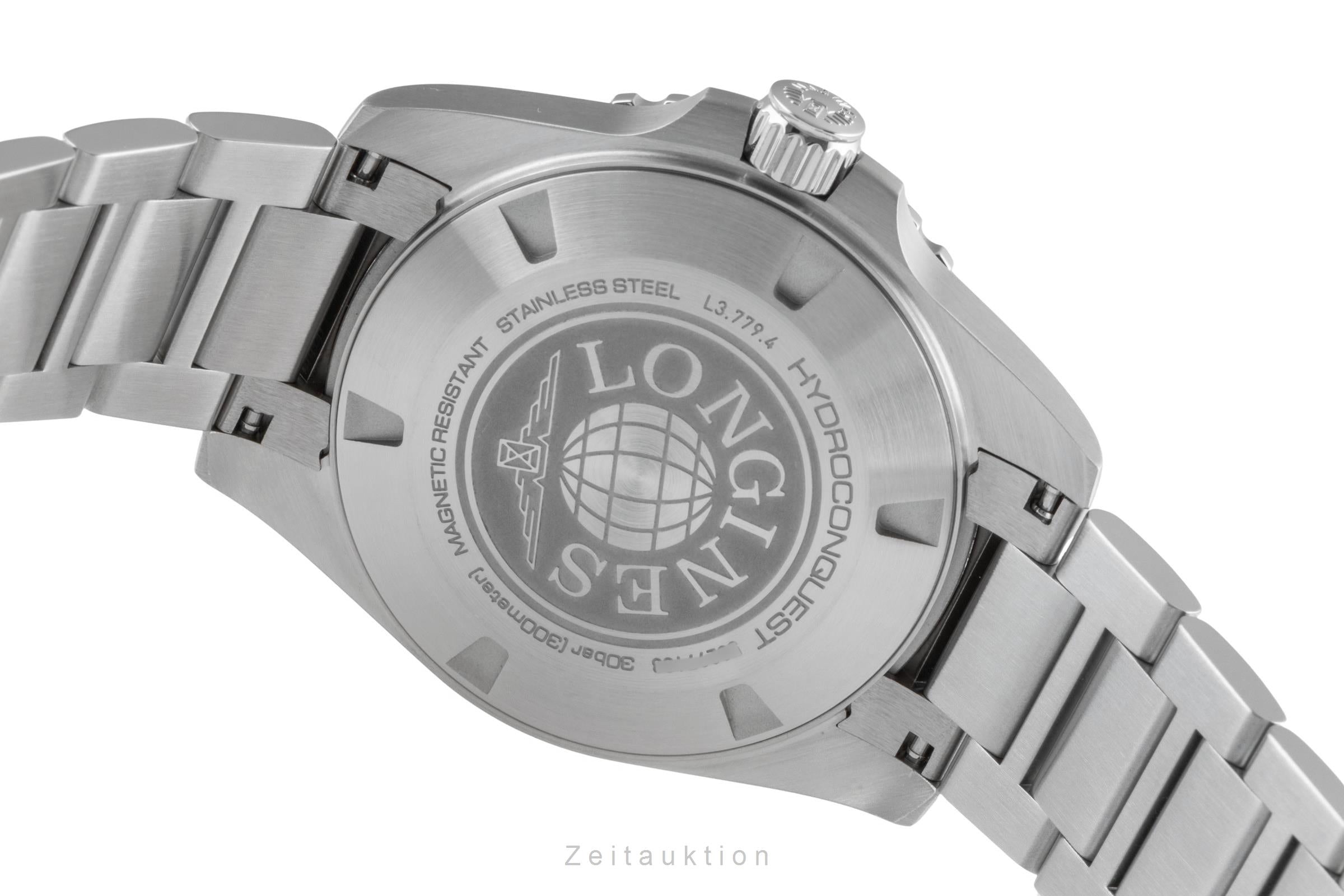 Longines Hydro Conquest steel automatic men's watch L3.779.4.96.6 LP: 2150EUR  [2604030]